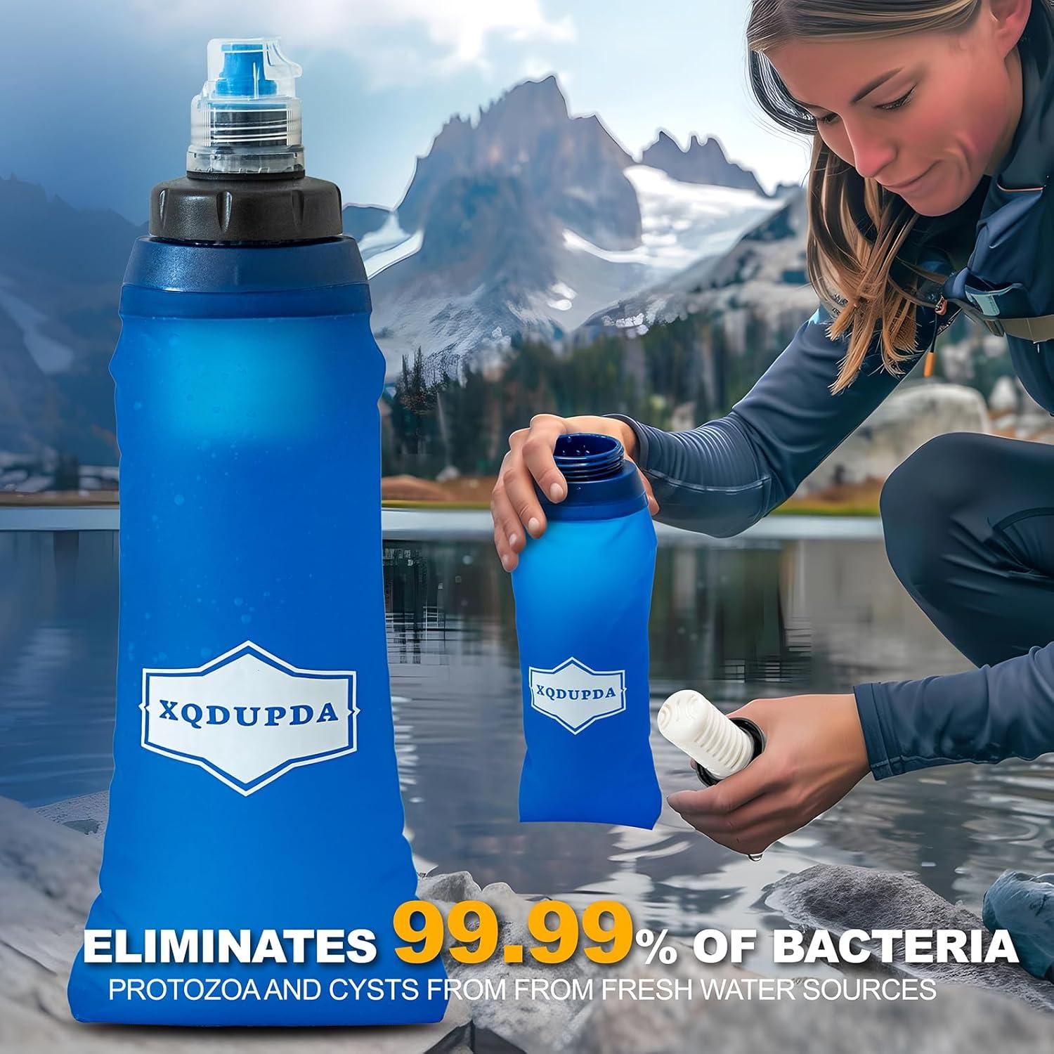 Filtro de Agua Premium XQDUPDA 600 ml - Ligero y Compacto