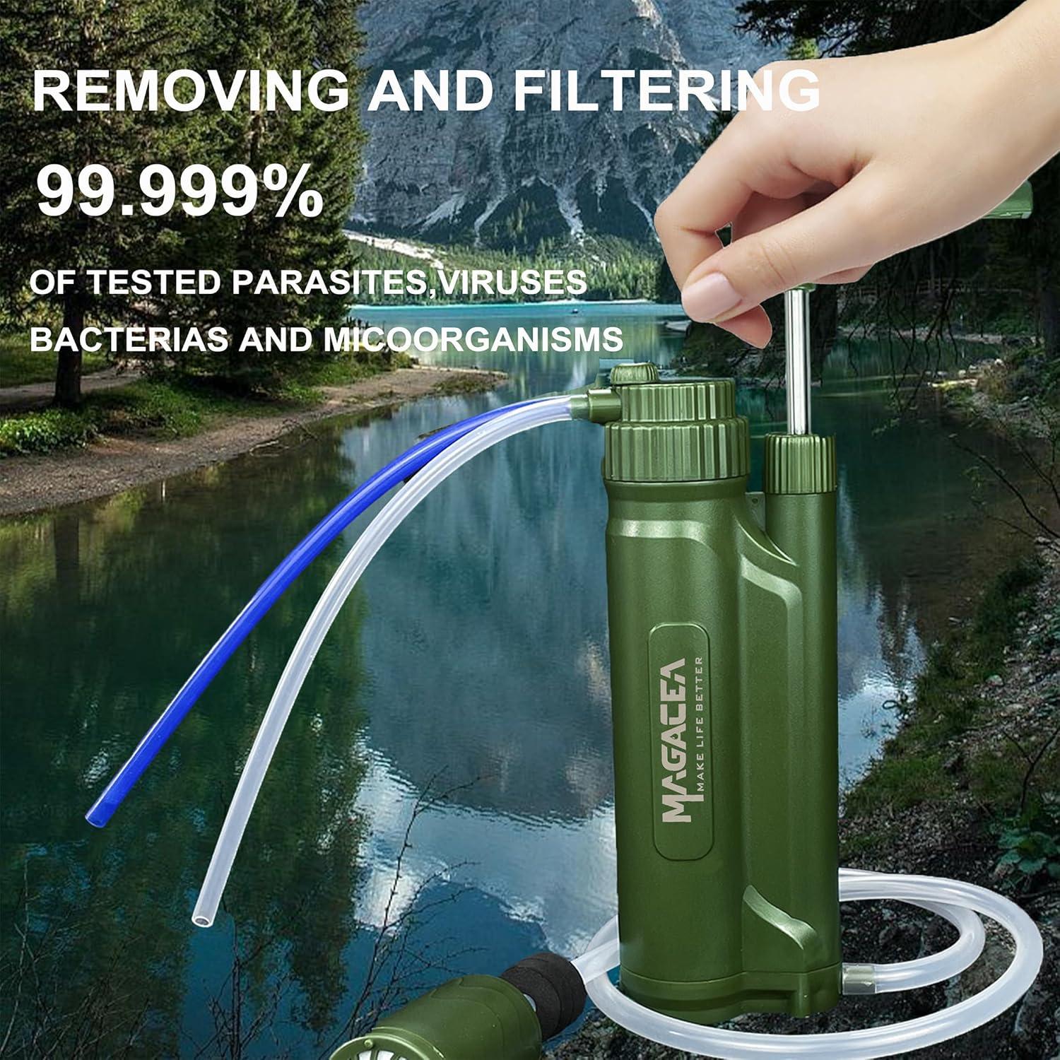 Filtro de Agua Portátil MAGACEA con Membrana RO 0.0001 Micrones