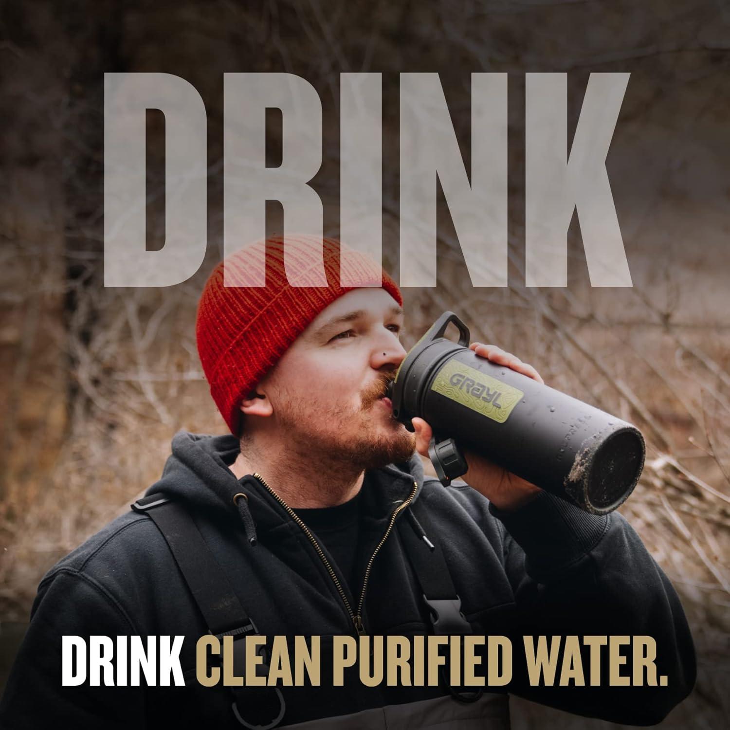 Cartucho de Filtro GRAYL GeoPress 710 ml Naranja Alta Visibilidad