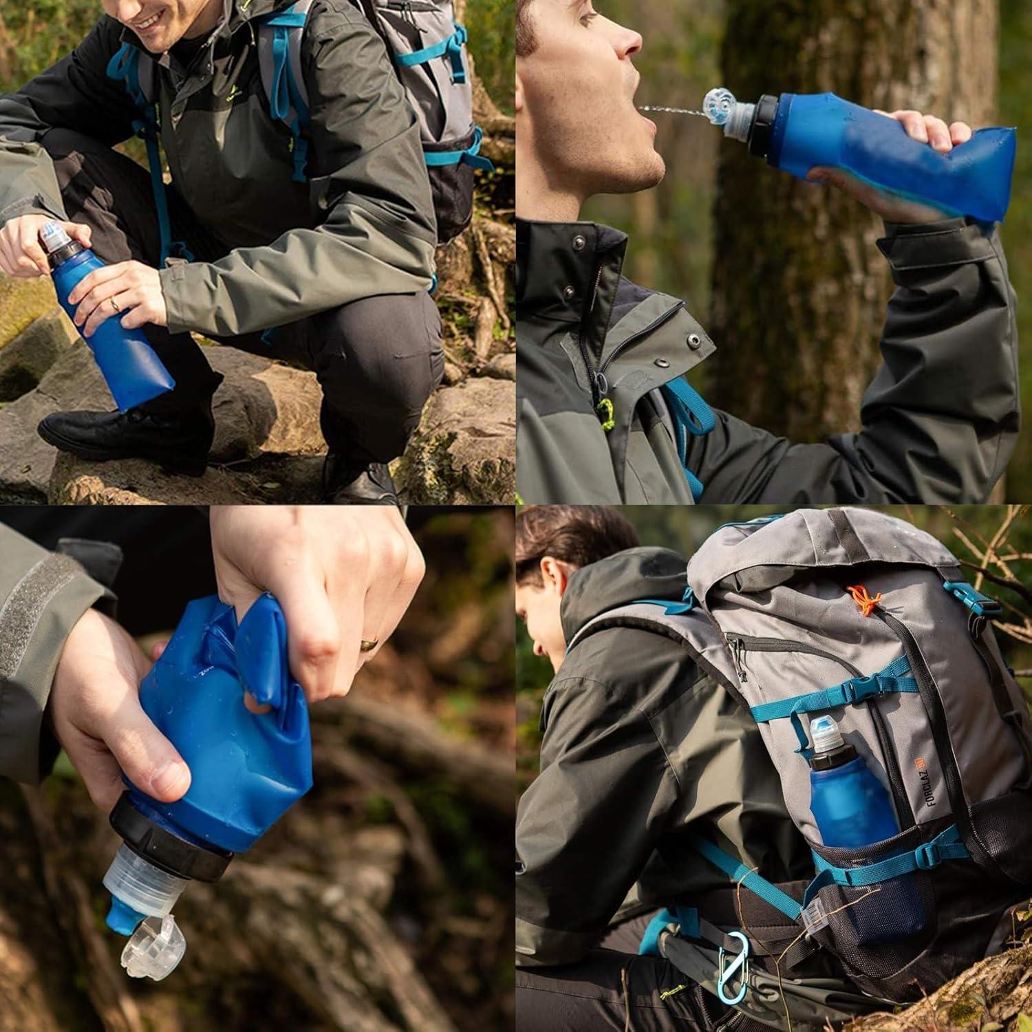 Filtro de Agua Portátil Hitdudu 1L - Filtración 0.01 Micrones