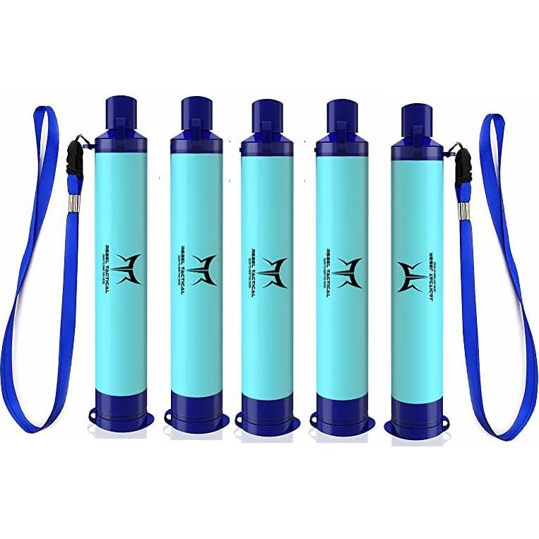 Filtro de Agua Rebel Tactical 5 Etapas para Camping y Emergencias