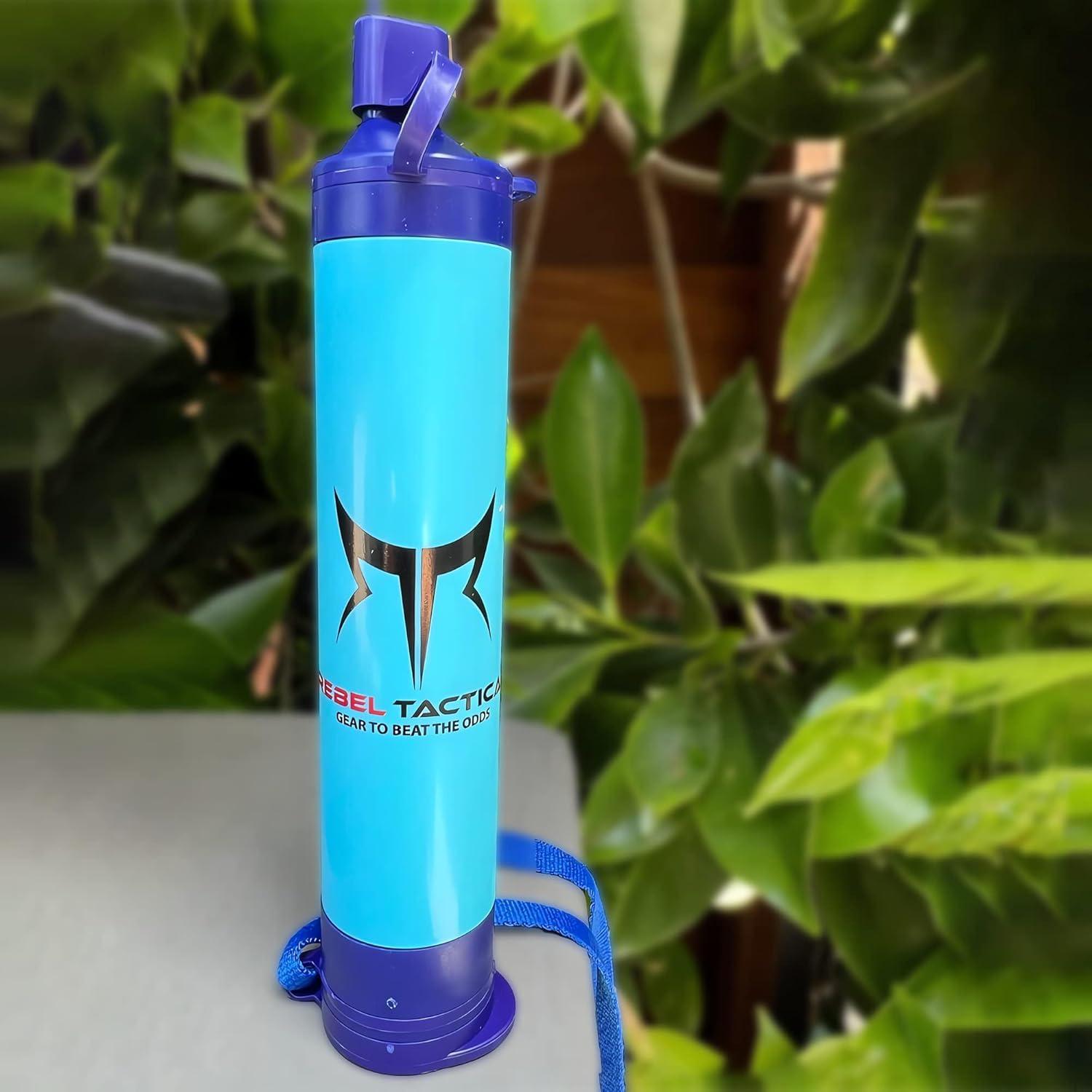 Filtro de Agua Rebel Tactical 5 Etapas para Camping y Emergencias