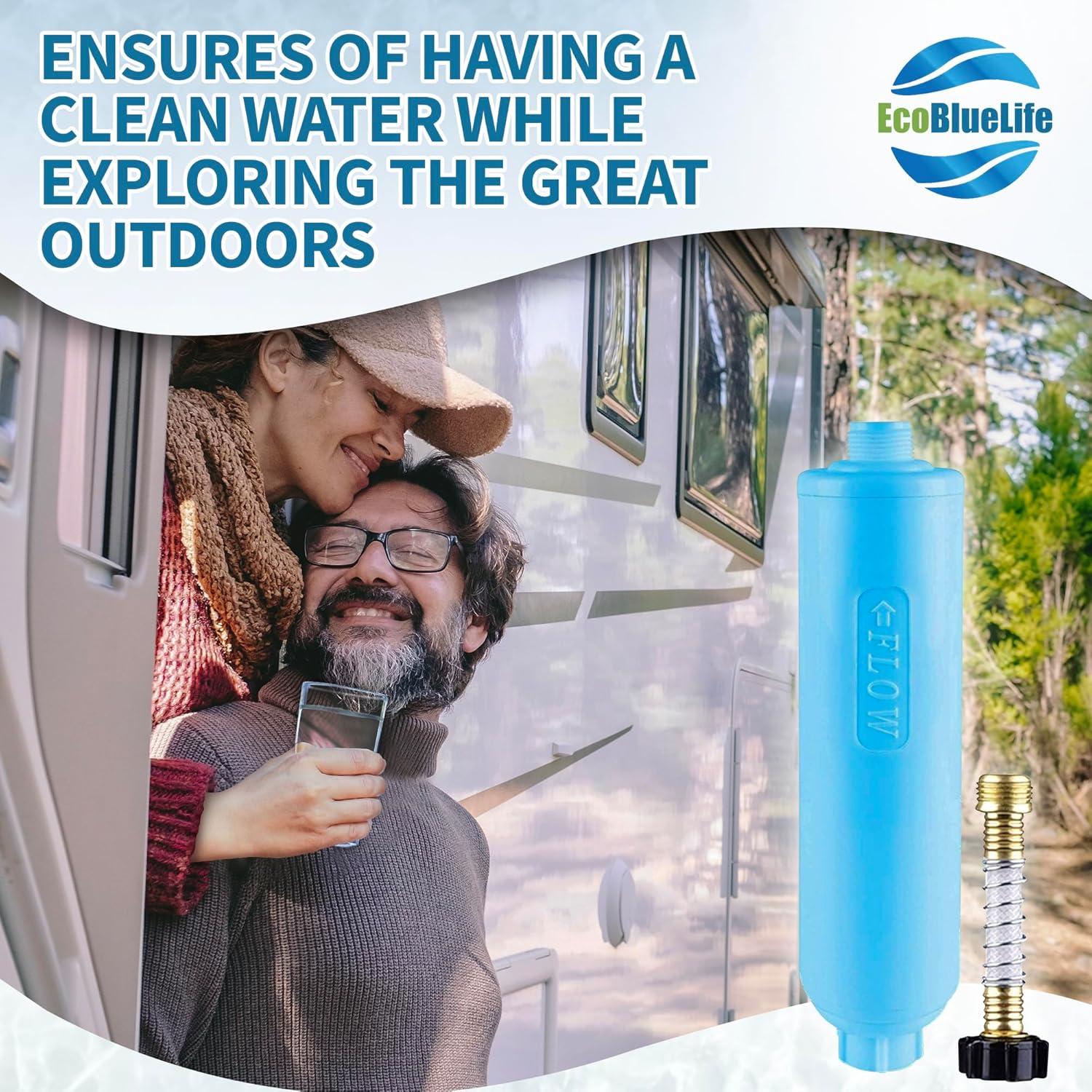 Filtro de Agua EcoBlueLife RV1001 - KDF y Carbón Activado