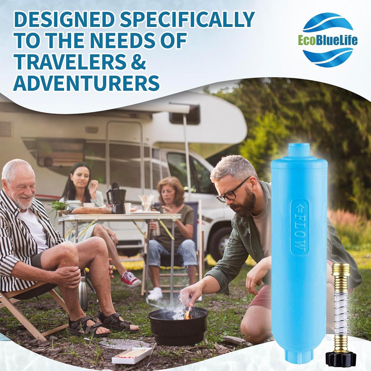 Filtro de Agua EcoBlueLife RV1001 - KDF y Carbón Activado