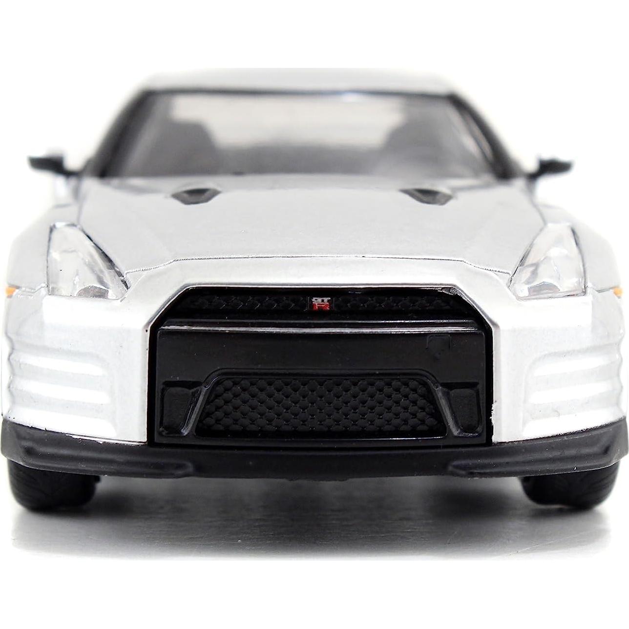 Rápido y Furioso Jada 2009 Nissan GT-R R35 Die-Cast Plata