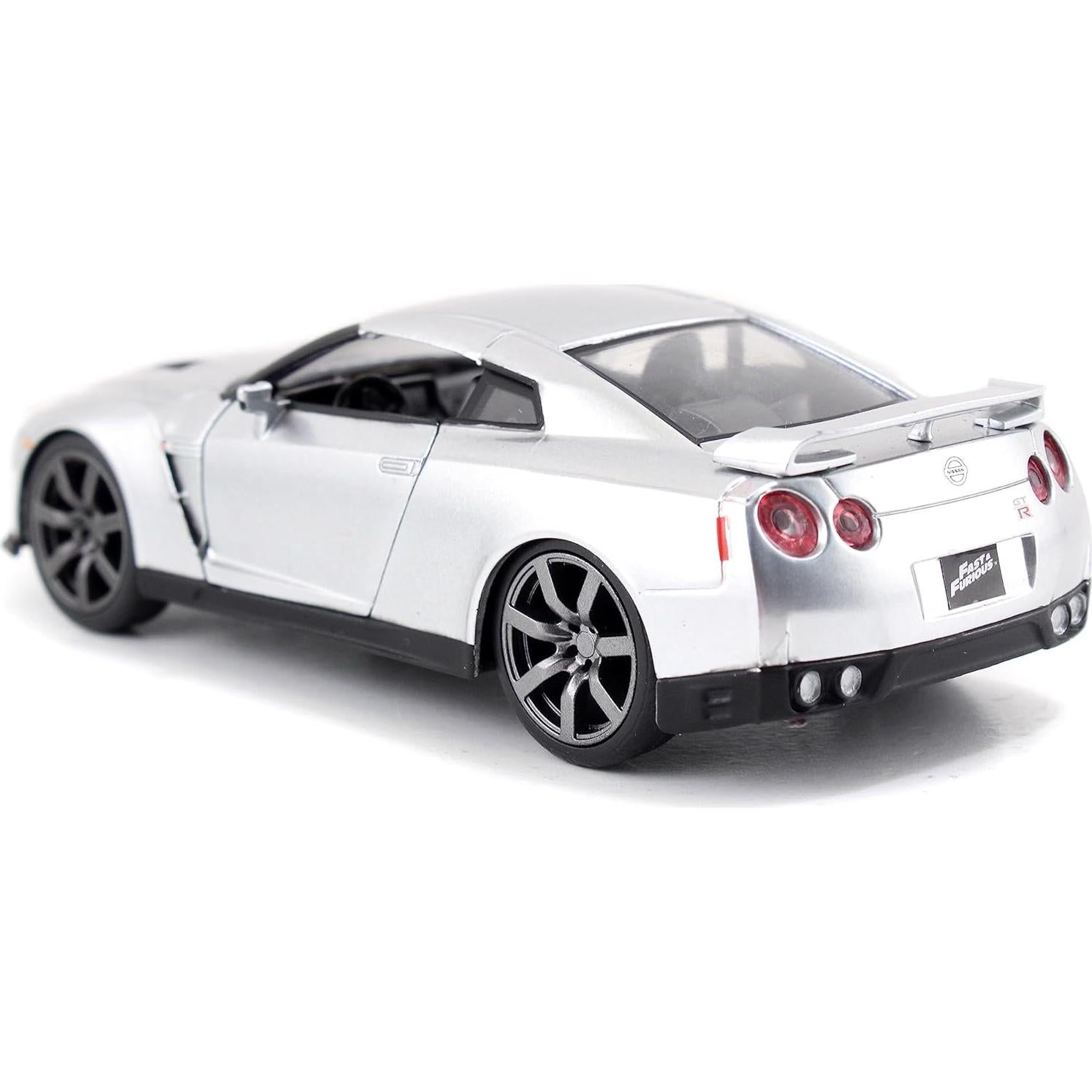 Rápido y Furioso Jada 2009 Nissan GT-R R35 Die-Cast Plata
