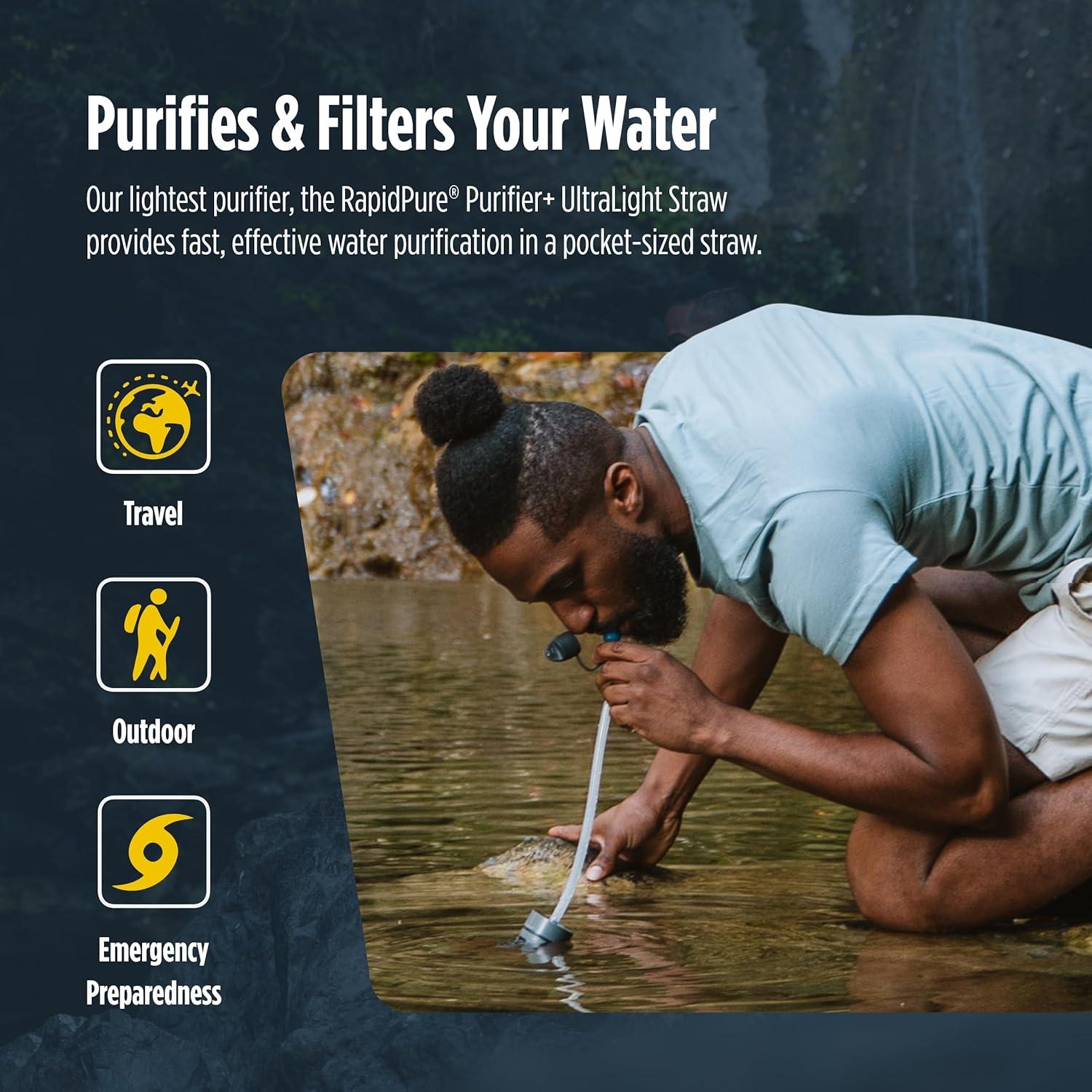 Purificador de Agua Portátil RAPIDPURE 0160-0105 Ultraligero