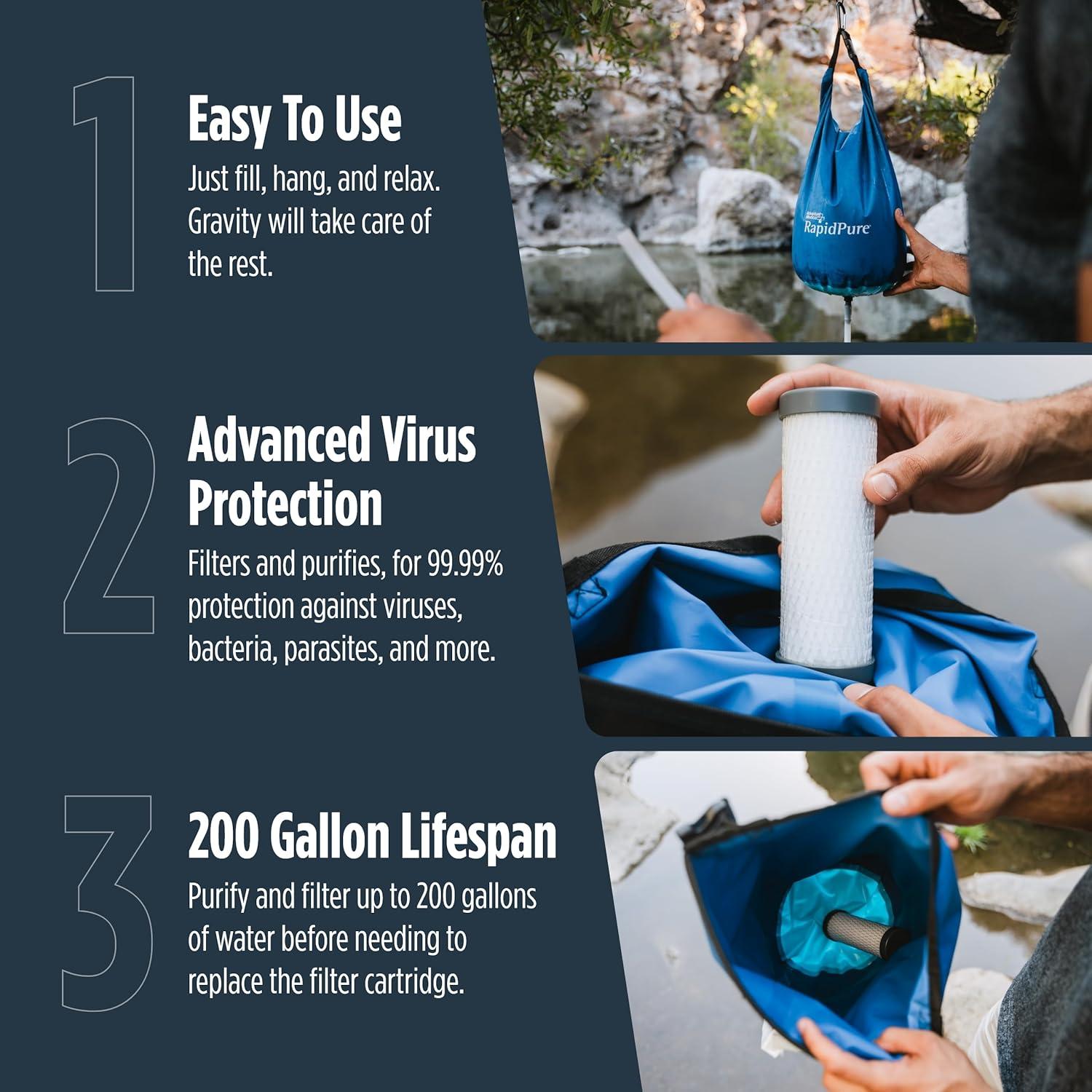 Purificador de Agua Gravity 9L Sportsman Supply Inc - UltraCeram