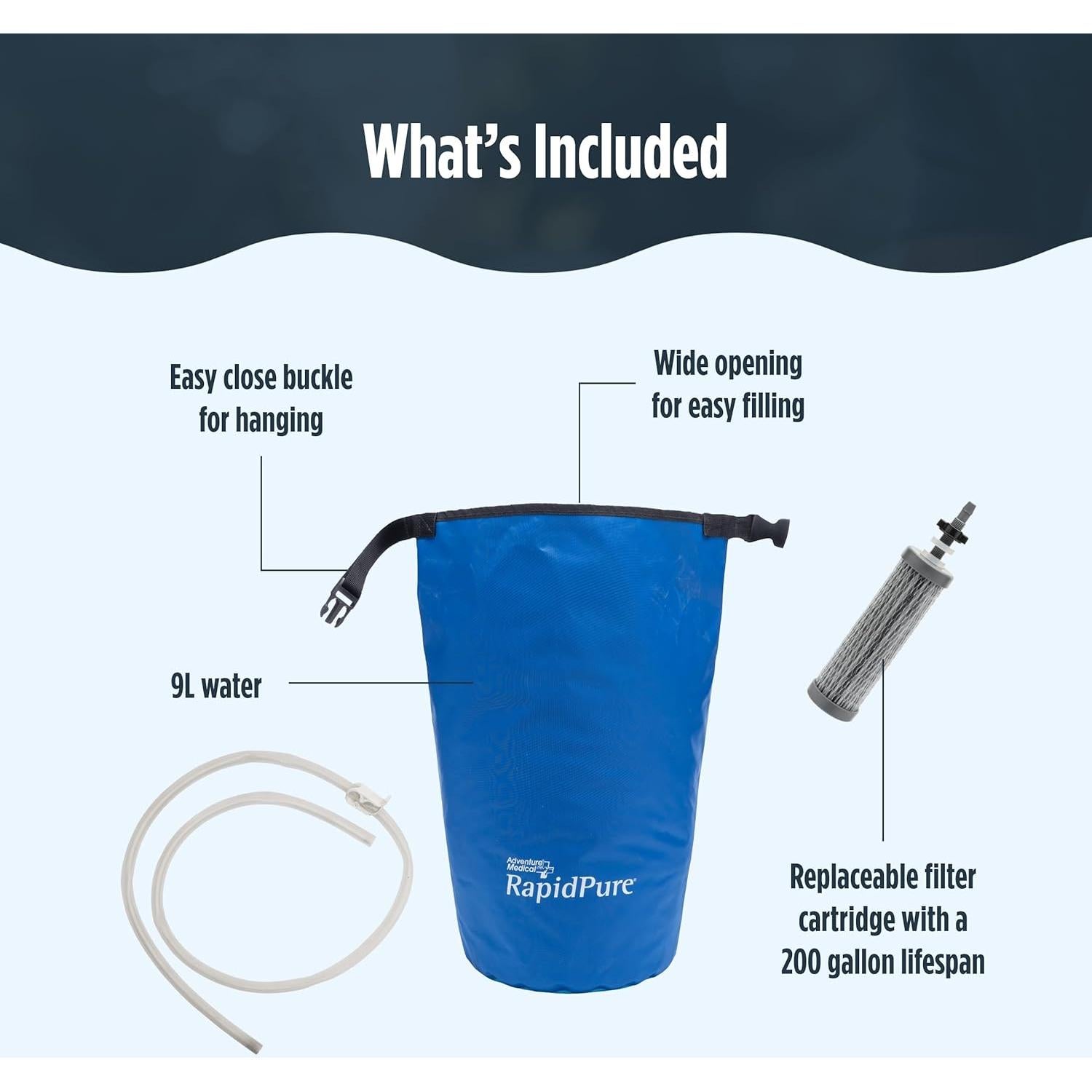 Purificador de Agua Gravity 9L Sportsman Supply Inc - UltraCeram