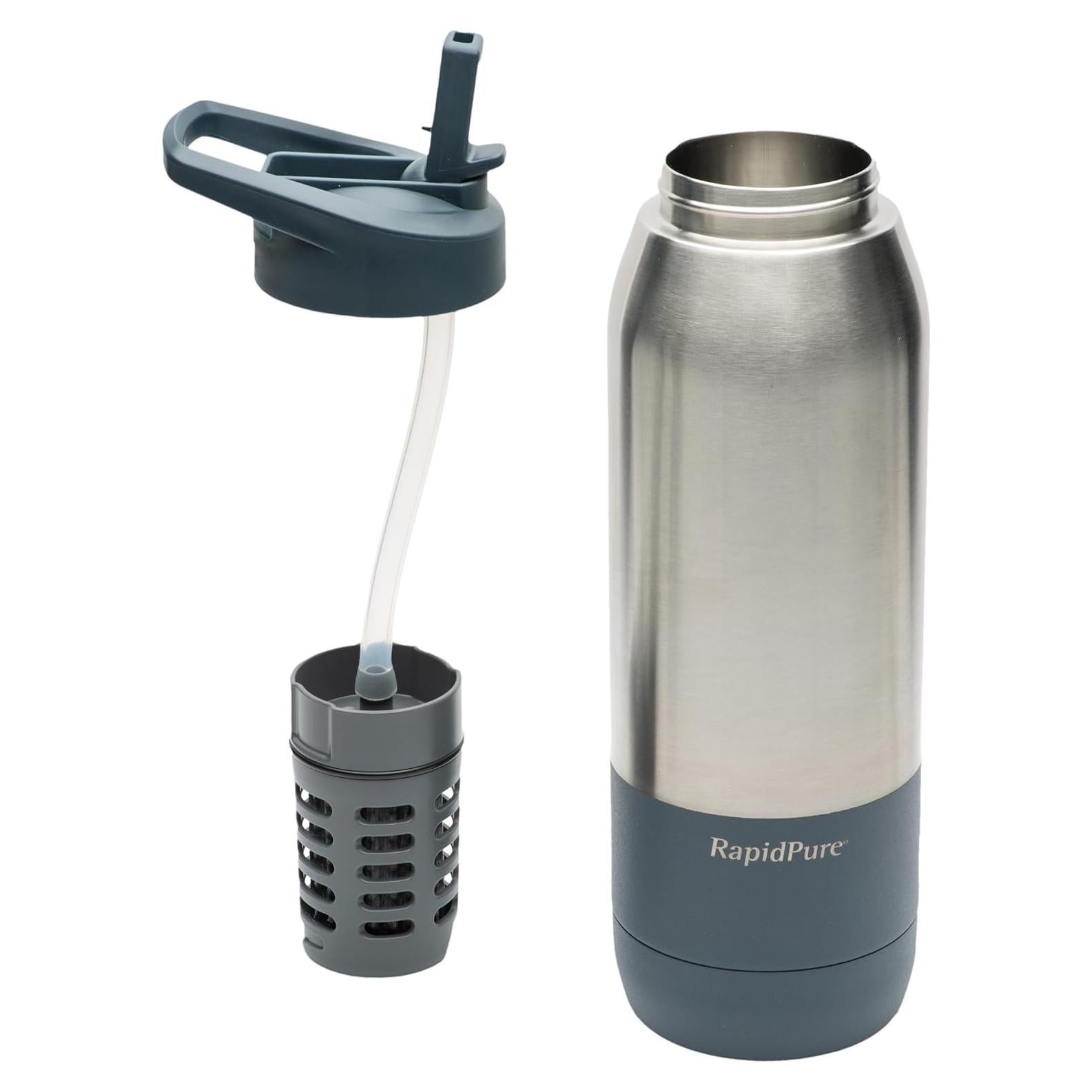 Purificador de Agua RapidPure + Botella Acero Aislada 0.7kg