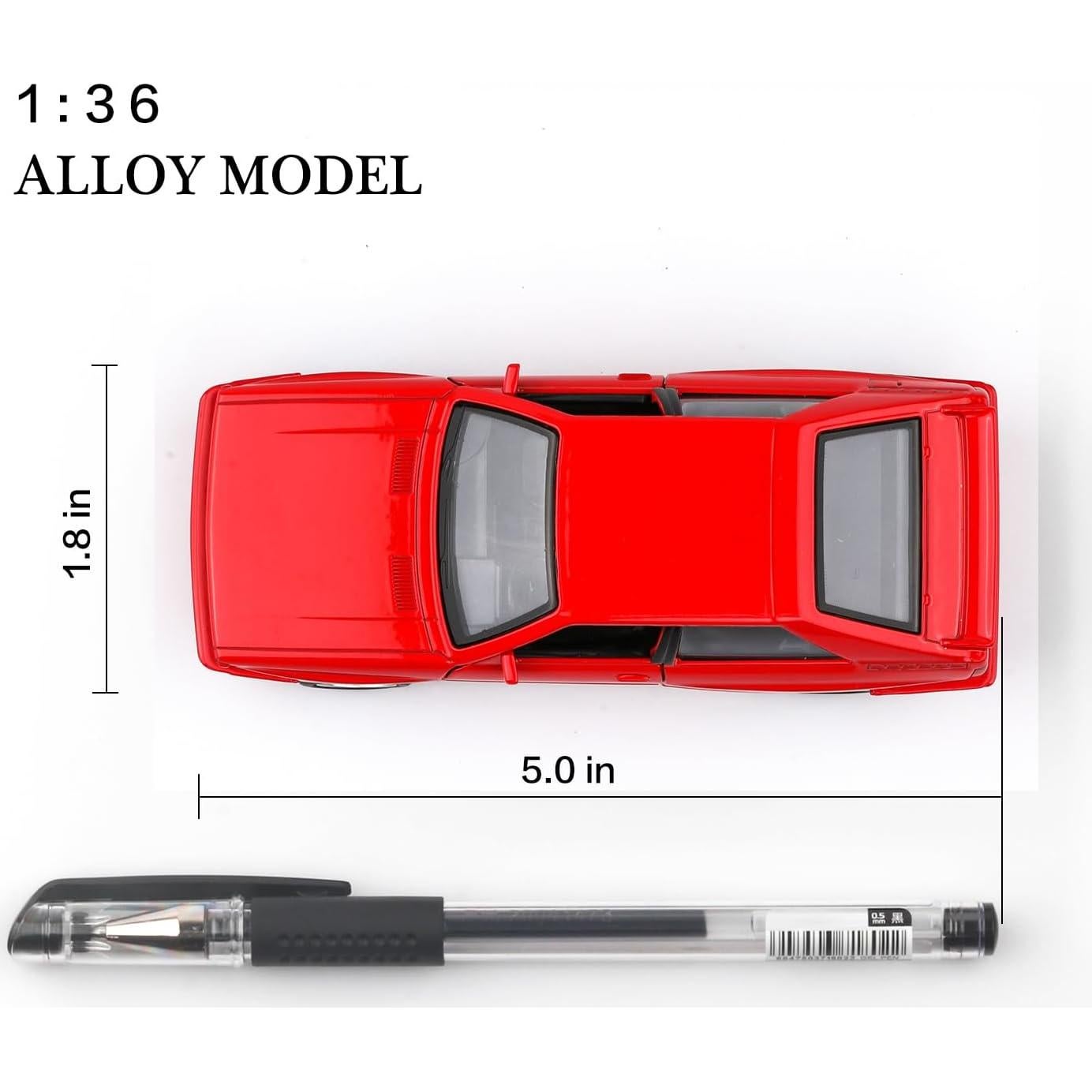 Modelo a Escala 1/36 Audi Sport Quattro Rojo - TOKAXI