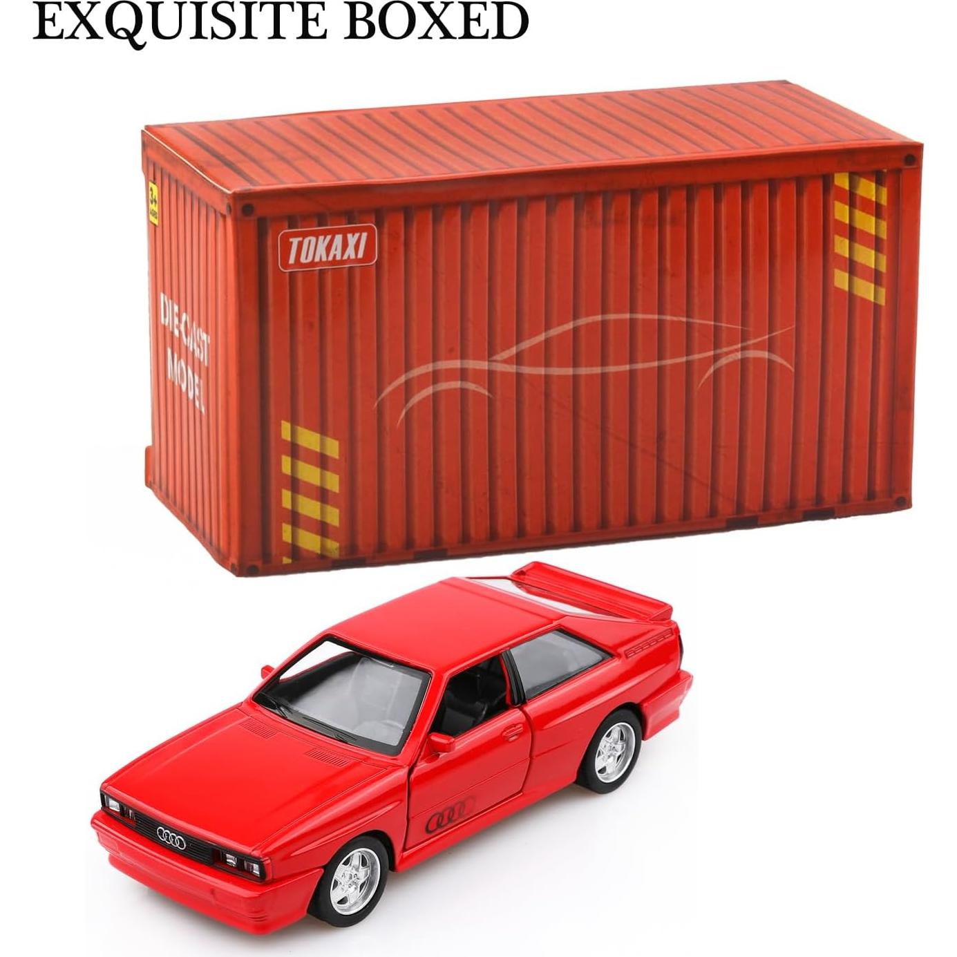 Modelo a Escala 1/36 Audi Sport Quattro Rojo - TOKAXI