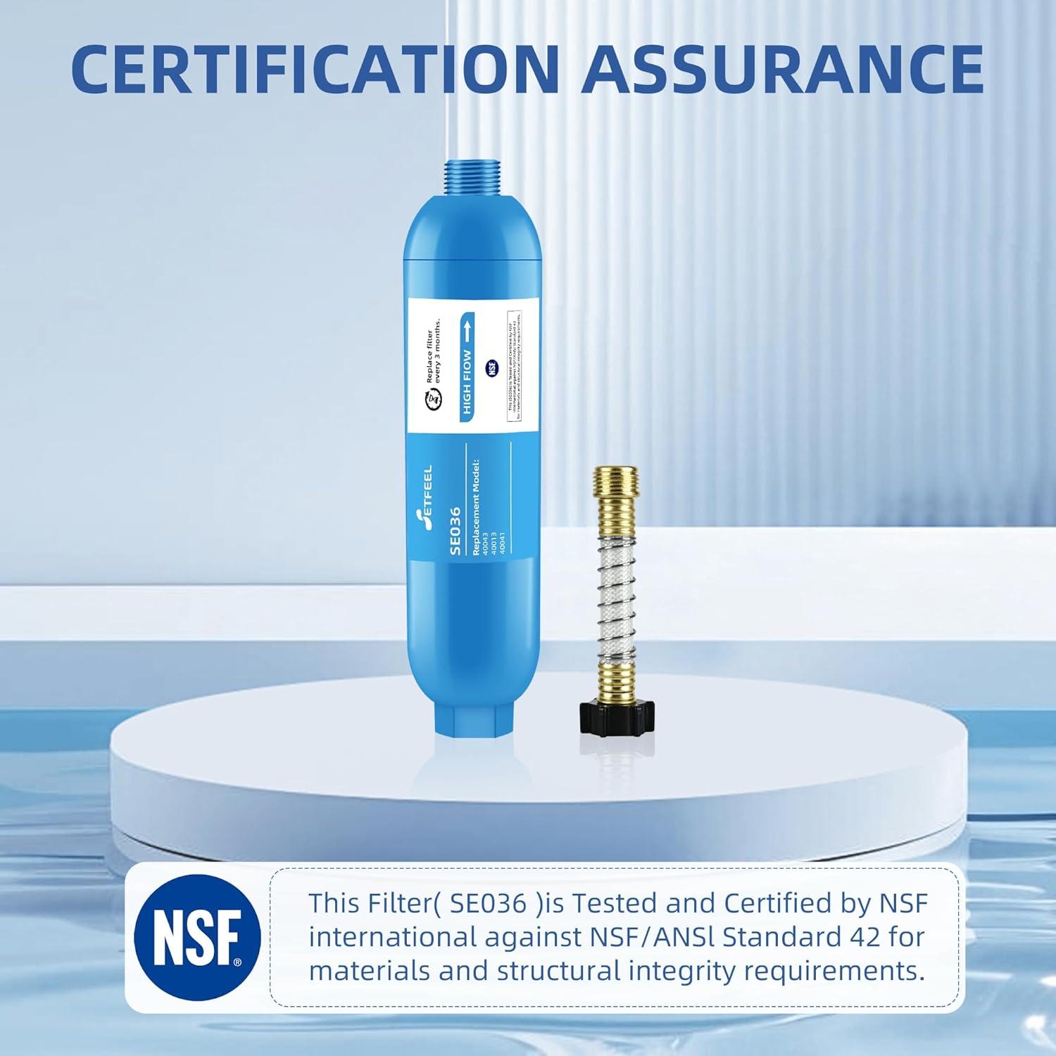 Filtro de Agua SETFEEL para RV y Jardín - Paquete de 2