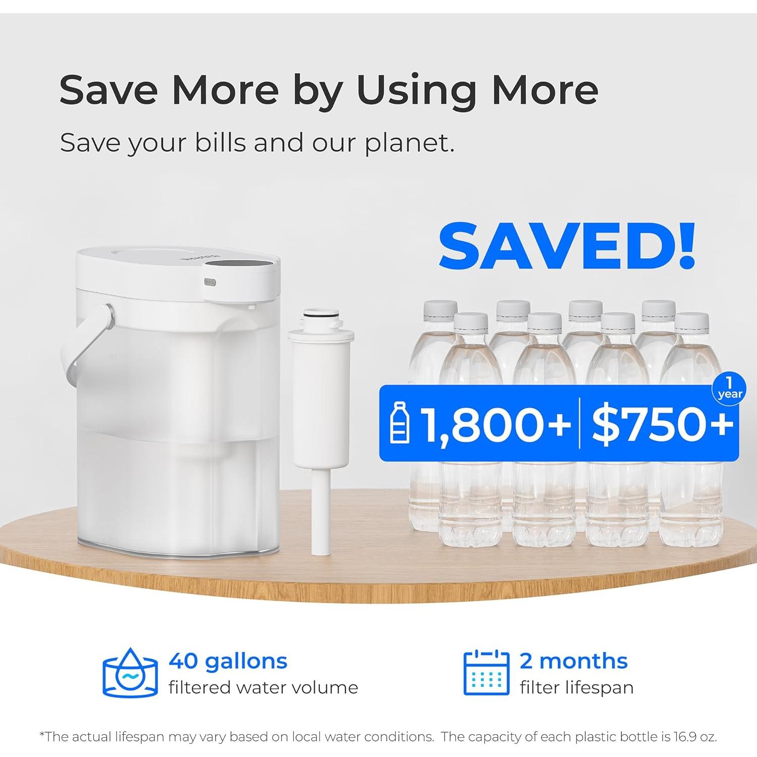 Filtro de Reemplazo Waterdrop WD-EWFS para Jarra FreshTaste