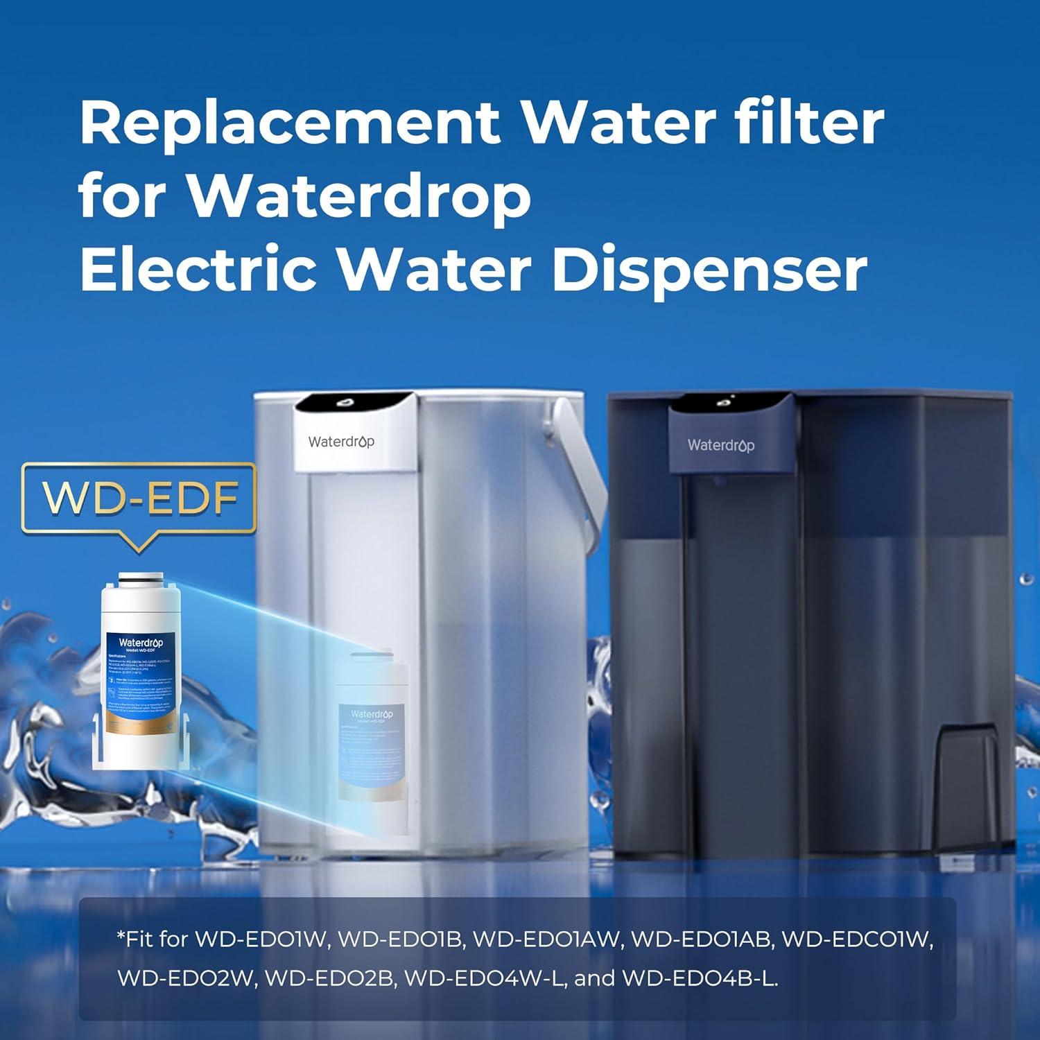 Filtro de Agua Waterdrop WD-EDF para Jarra 1.0-5.0, 757L