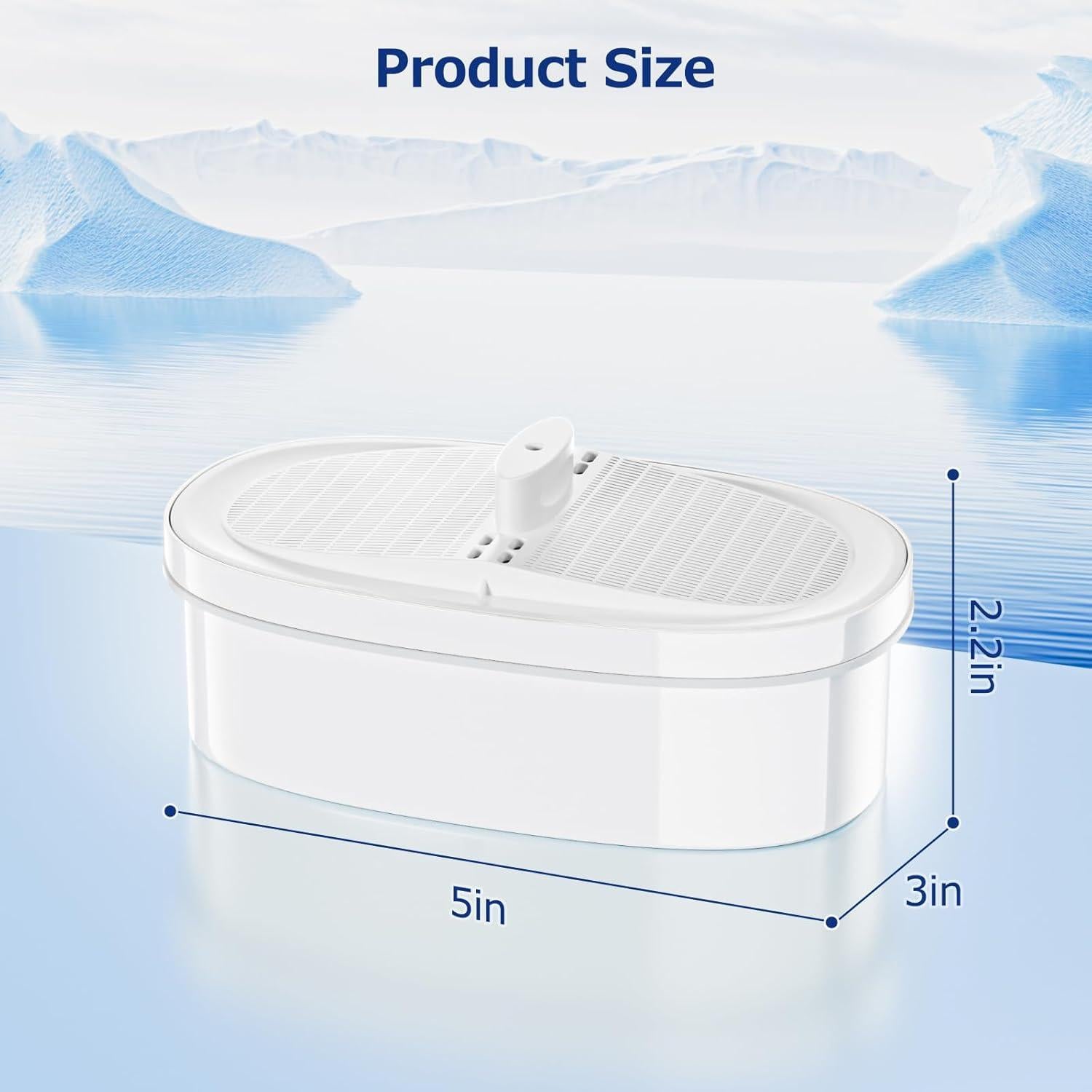 Paquete de 4 Filtros de Agua CANAVY WD-PF-01A Plus