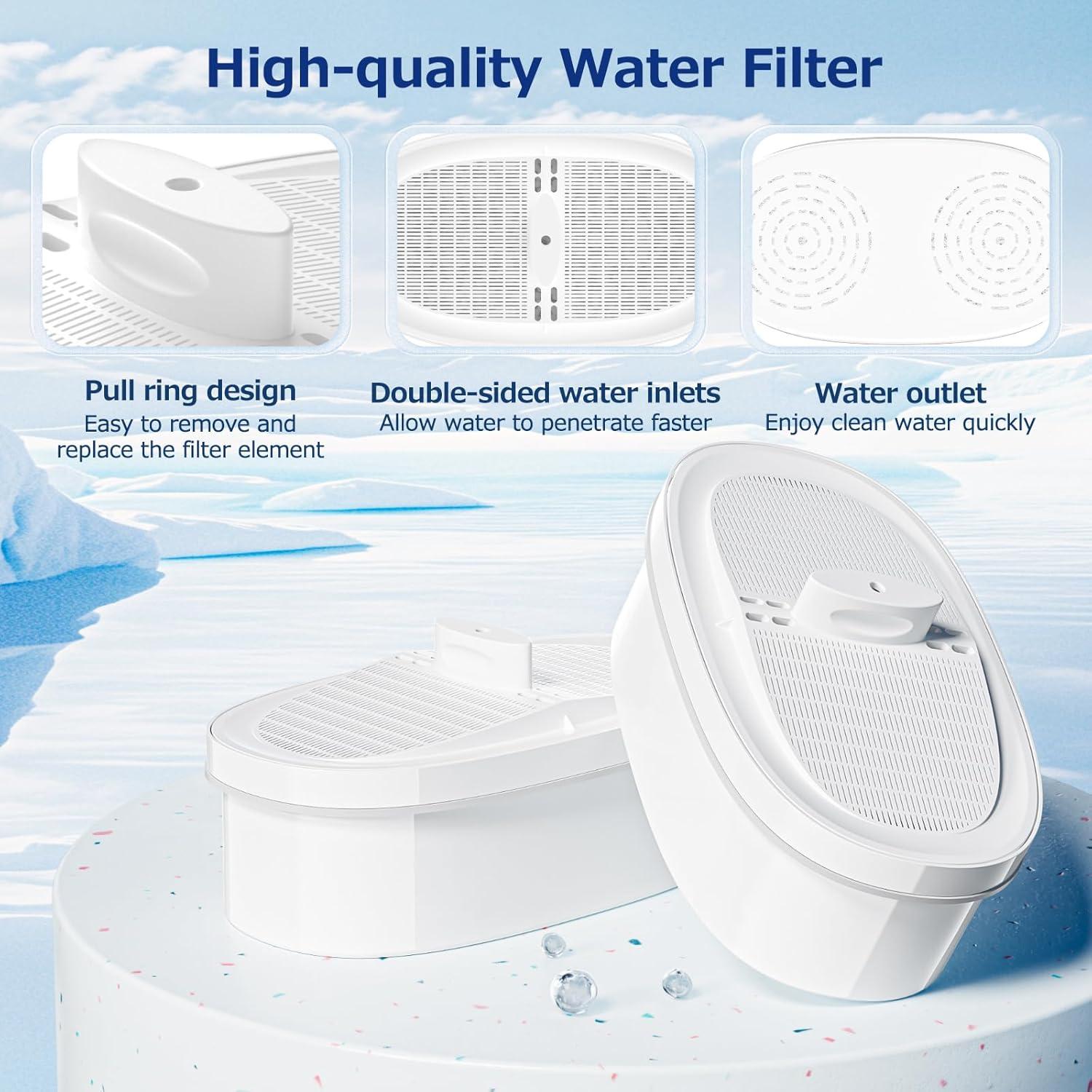Paquete de 4 Filtros de Agua CANAVY WD-PF-01A Plus