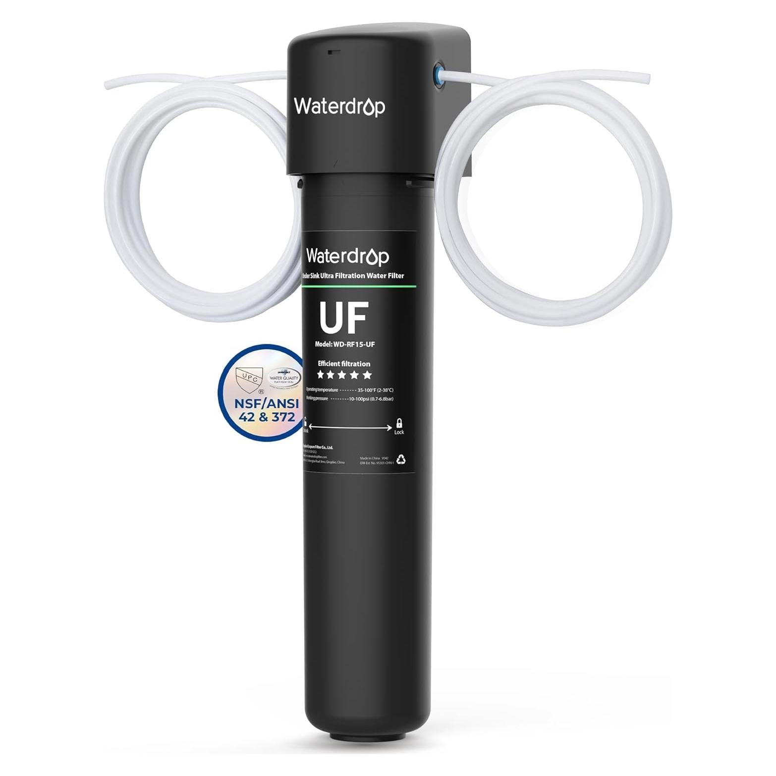 Sistema de Filtración de Agua Waterdrop 0.01µm 16000L