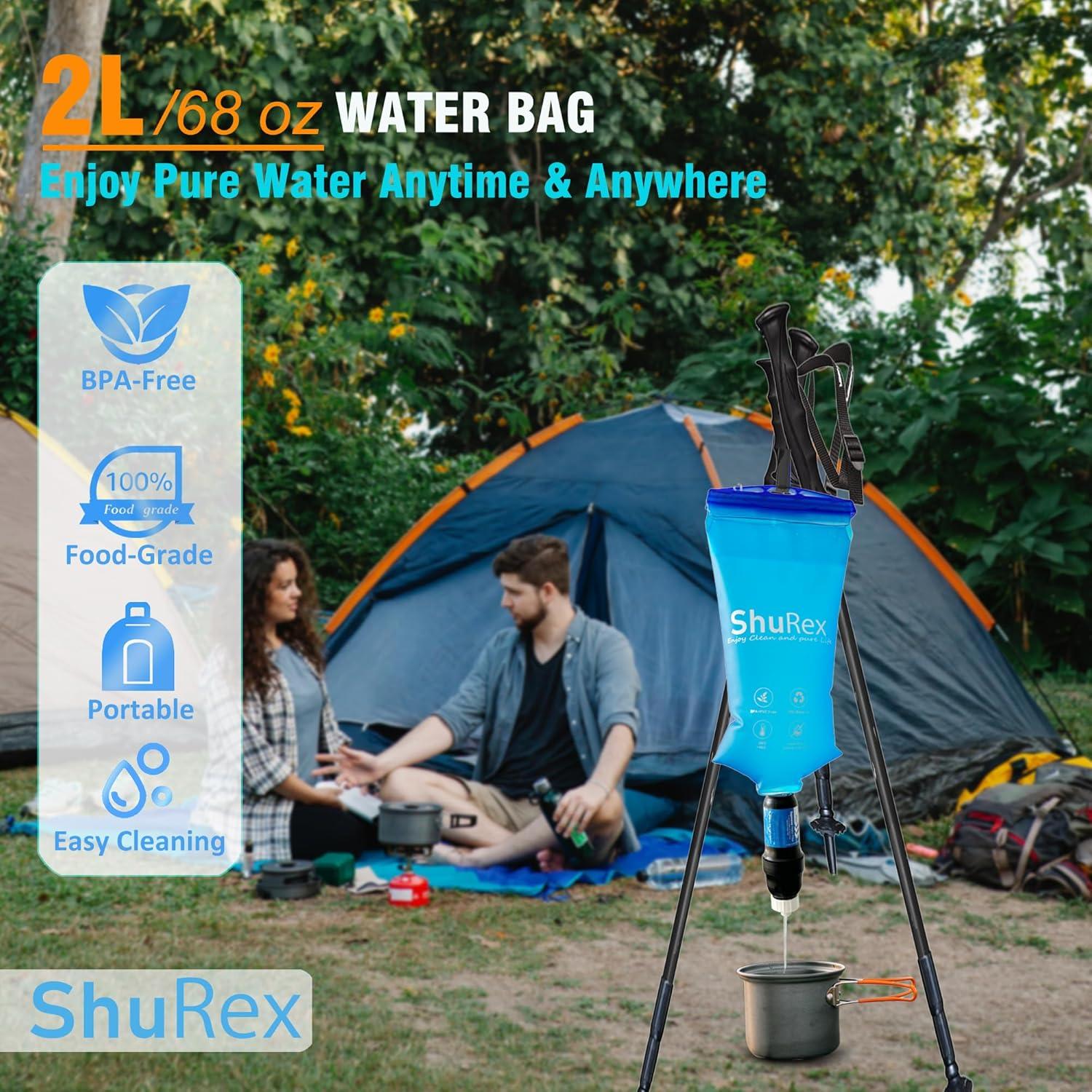 Bolsa de Agua Colapsable 2L Kujing Tech para Filtros