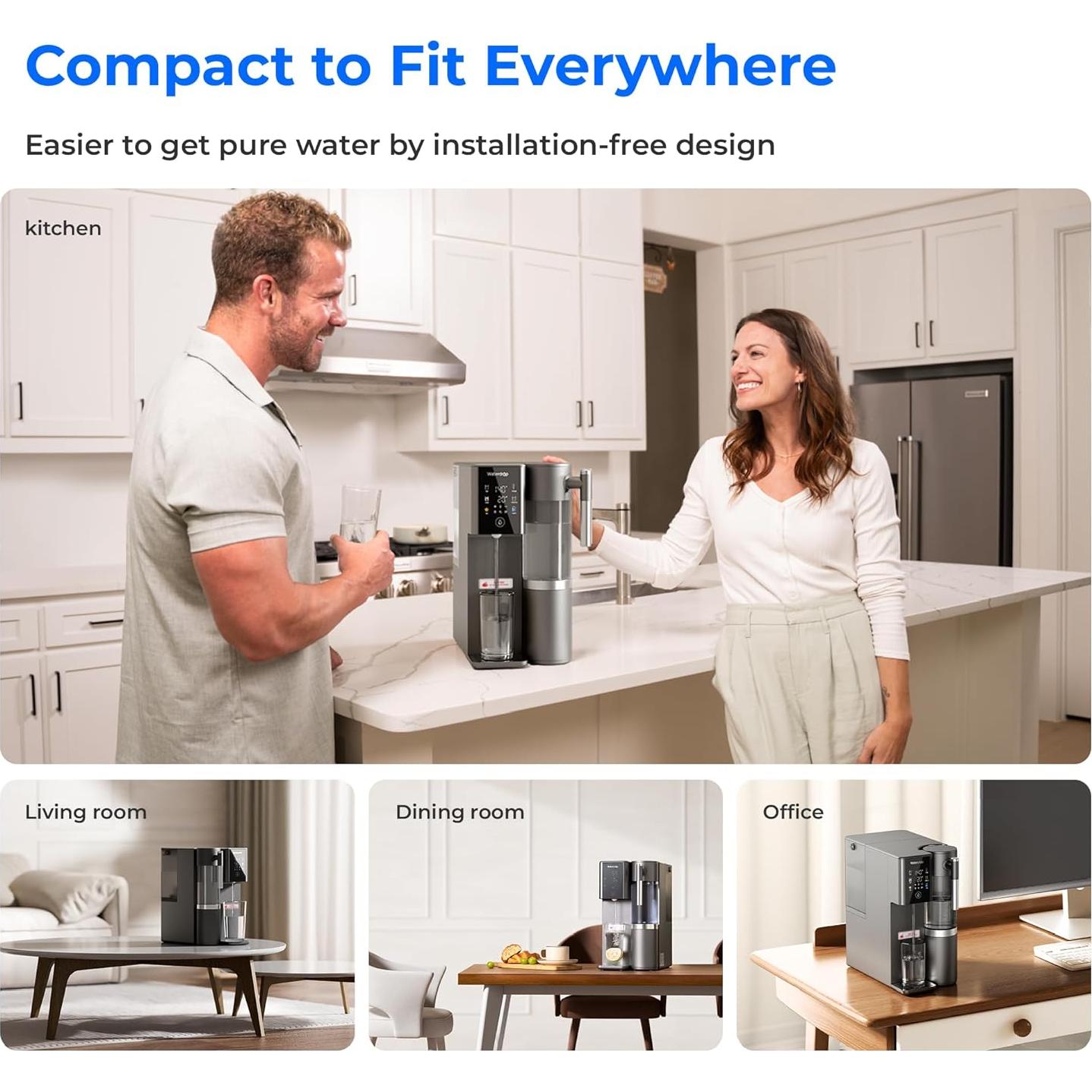 Sistema de Ósmosis Inversa Waterdrop WD-A2 Encimera 6 Temperaturas