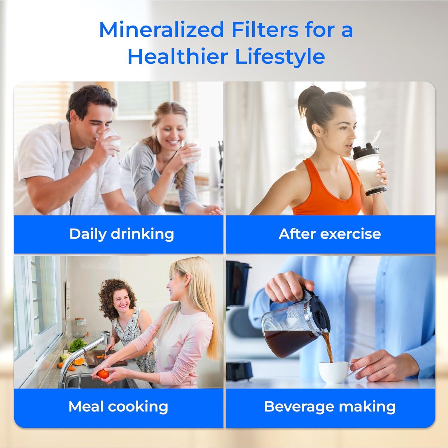 Filtro de Agua Alcalina Waterdrop WD-ALK16, 1.02 kg, Certificado NSF