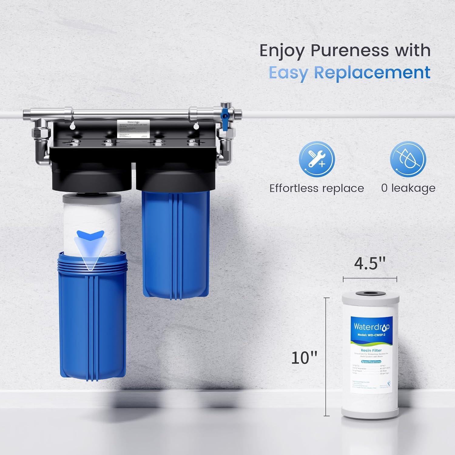 Filtro de agua Waterdrop WD-CWEF para lavado de autos 100g