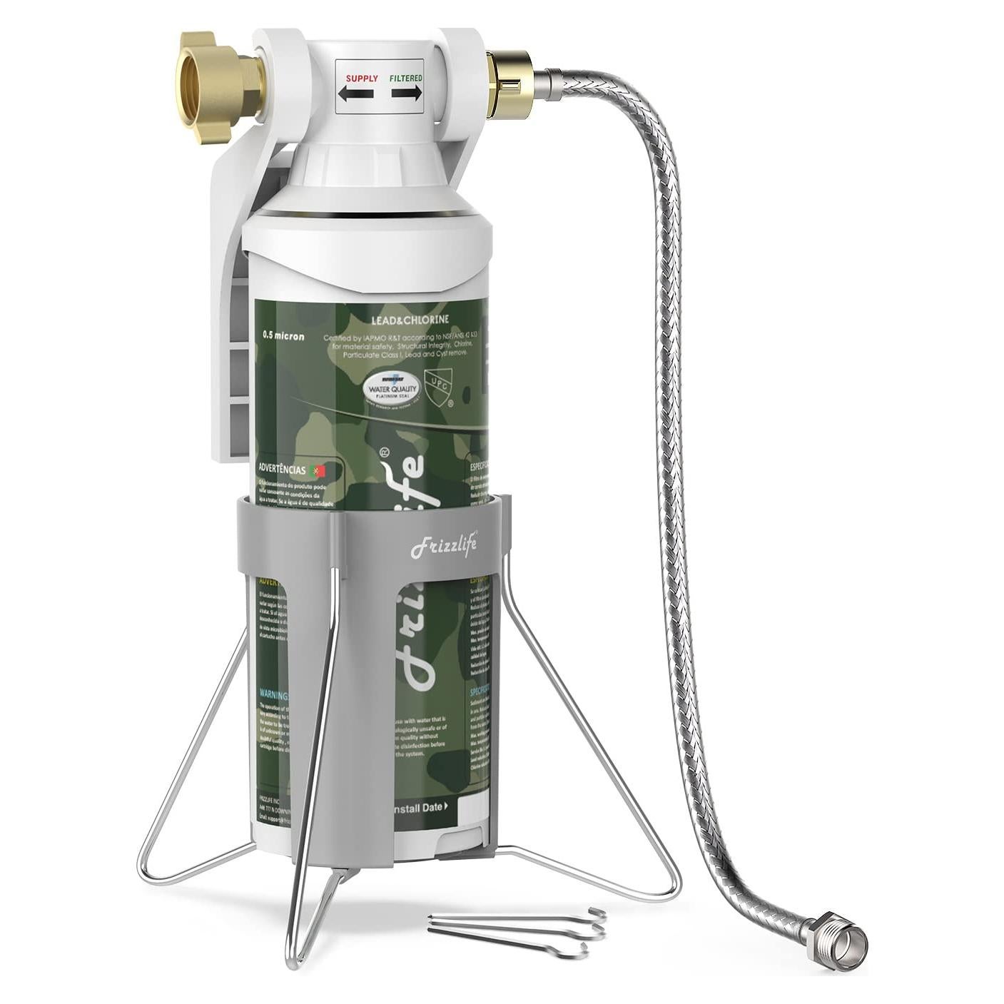 Filtro de Agua Frizzlife MV99 Inline 0.5 Micrones para RV