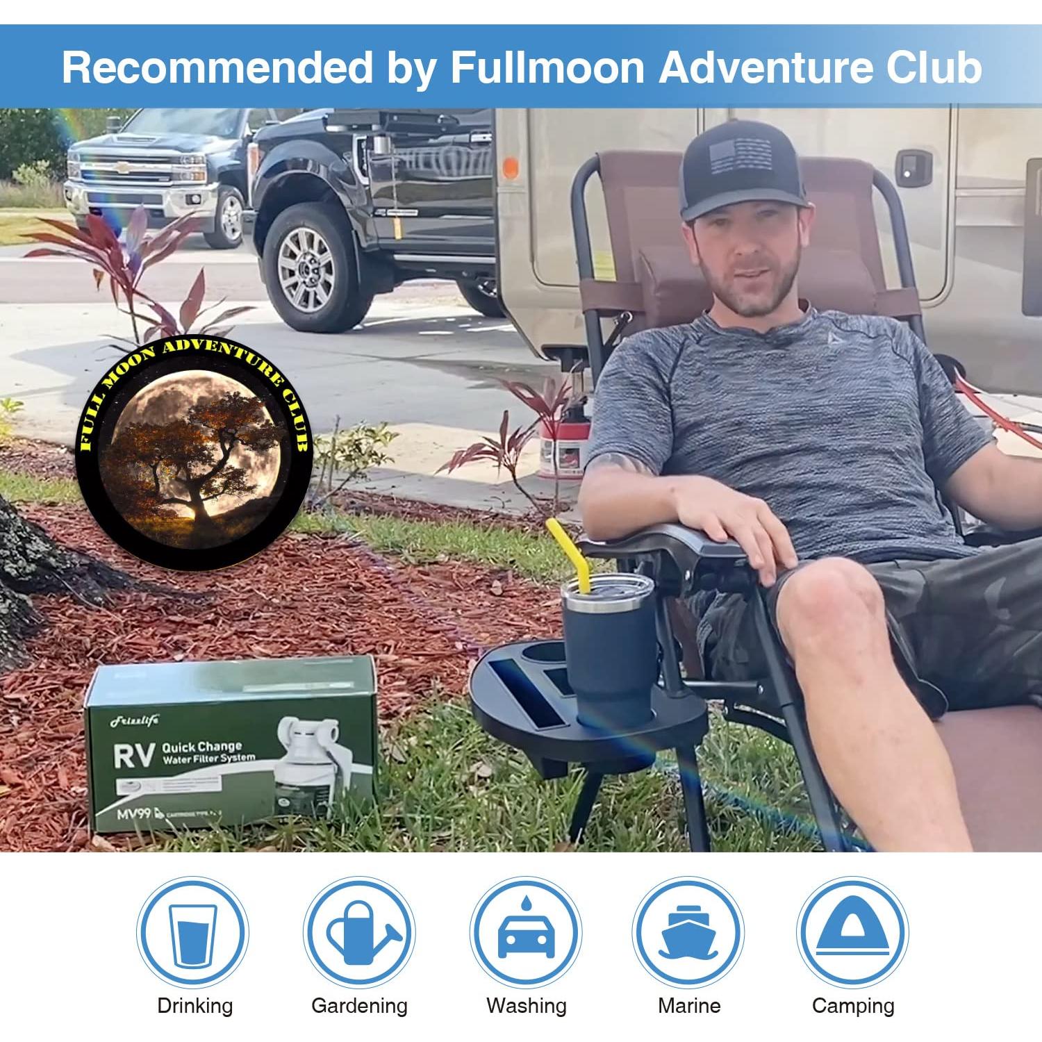 Filtro de Agua Frizzlife MV99 Inline 0.5 Micrones para RV