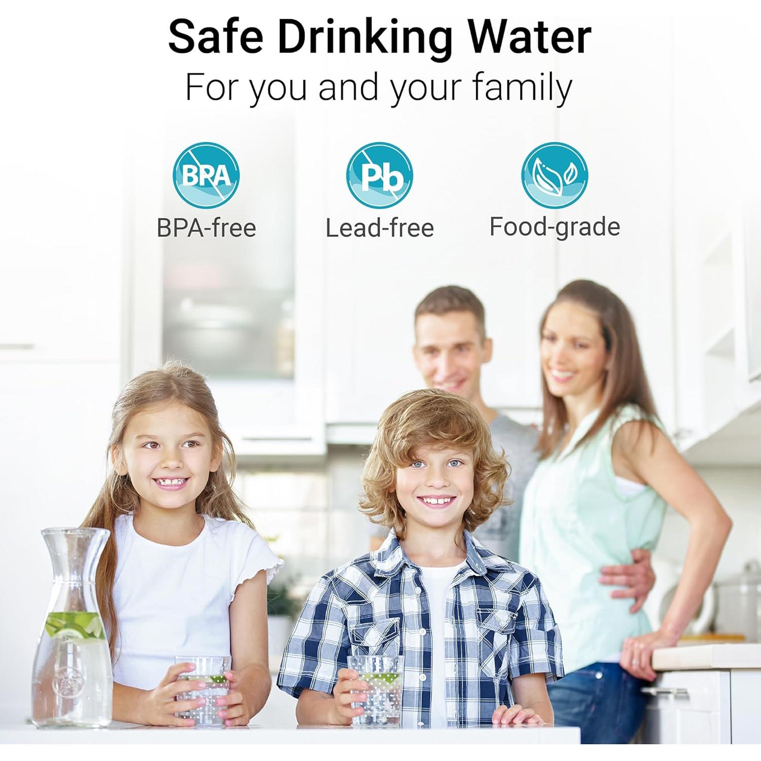 Filtro de Agua AQUA CREST para Jarras Waterdrop - 3 Unidades