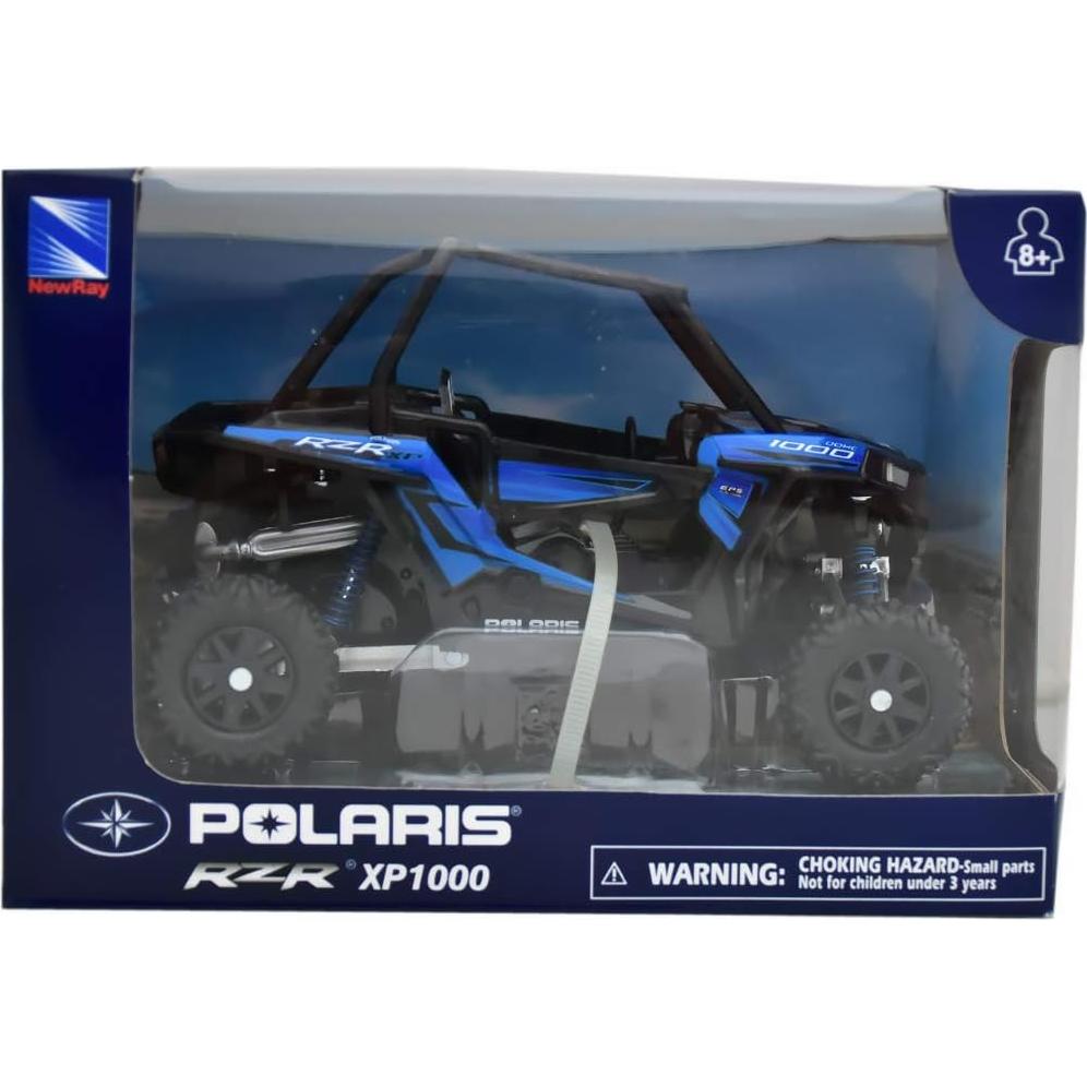 ATV New Ray Toys Polaris Rzr XP1000 1:18 Azul Voodoo