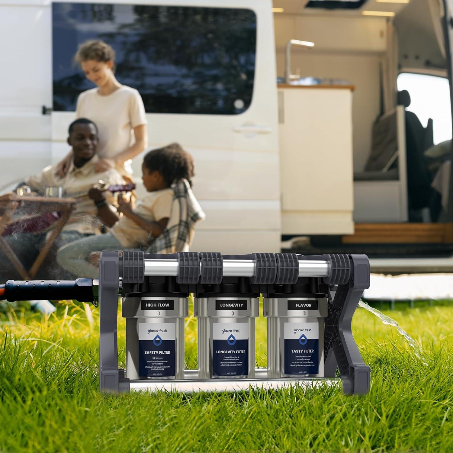 Sistema de Filtración de Agua GLACIER FRESH para RV 0.2 Micrones