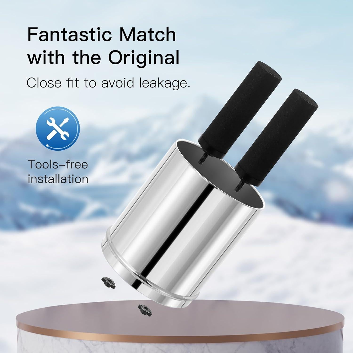 Filtros de Agua FACHIOO BB9-2, Carbono Activado, Paquete de 2