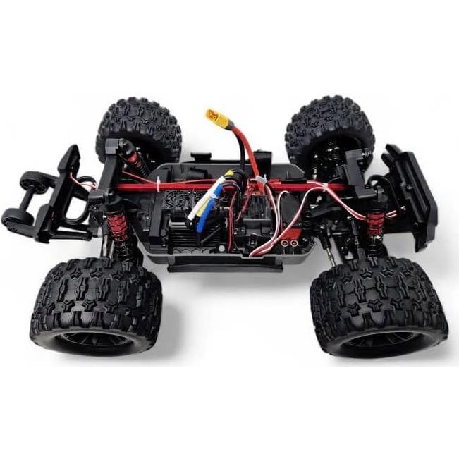 Helidirect MJX 10208 V2 RTR RC Monster Truck 1:10 Scale 4WD RC Car Brushless High Speed RC Professional Adult Off Road 2.4G Remote Control Vehicle for Adults (10208V2)