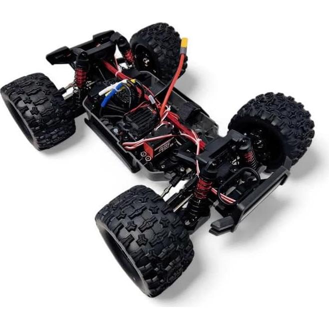 Helidirect MJX 10208 V2 RTR RC Monster Truck 1:10 Scale 4WD RC Car Brushless High Speed RC Professional Adult Off Road 2.4G Remote Control Vehicle for Adults (10208V2)