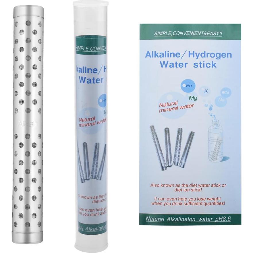 2 Piezas Varilla Purificadora de Agua Alcalina Qusea 500ml
