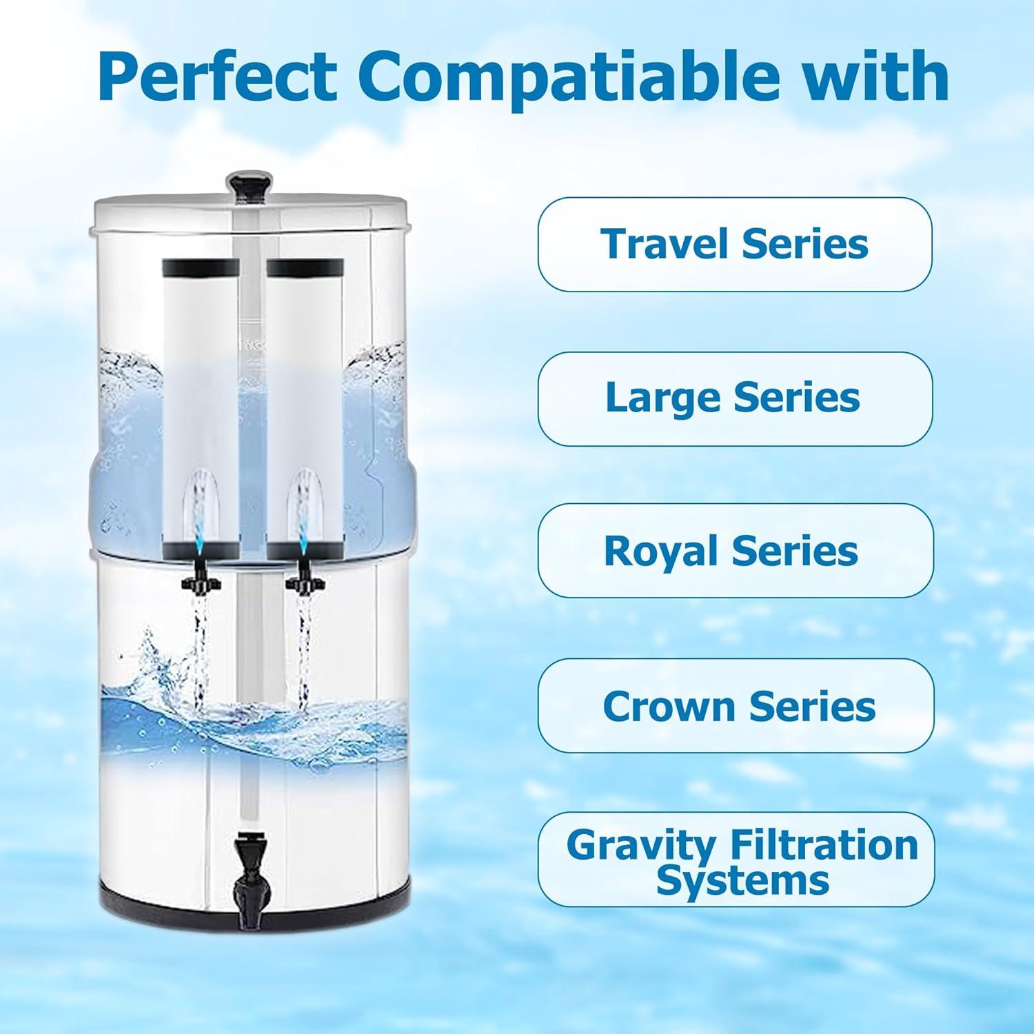 Filtro Cerámico Larayci Reemplazo 2 Unidades para Berkey