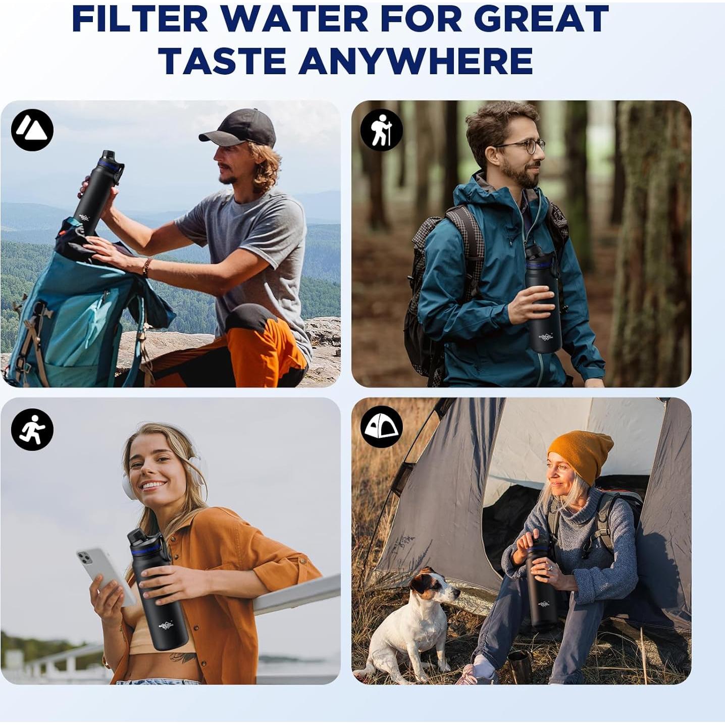 Filtro UF Membrane Solutions C3 para Botella de Agua 2 Unidades