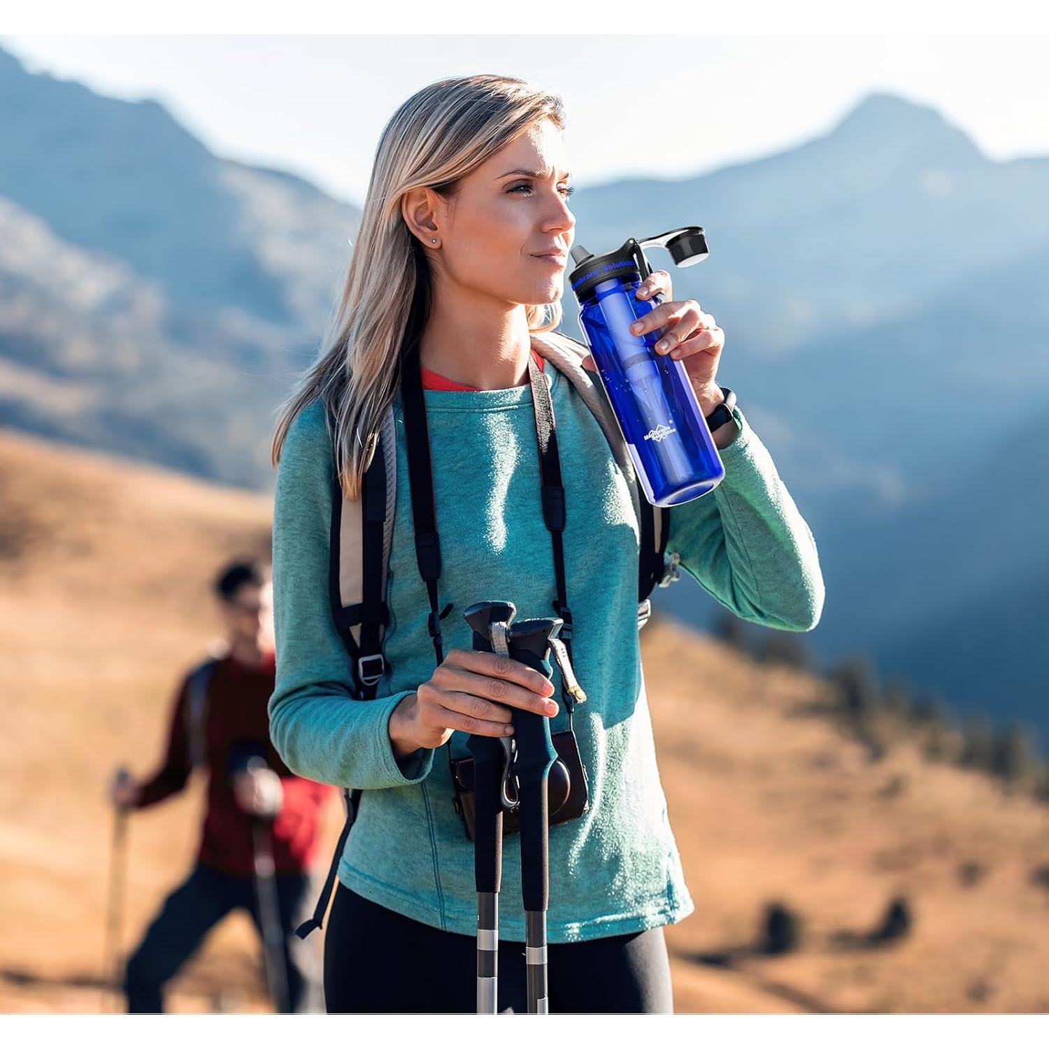 Botella de Agua Filtrada Membrane Solutions C3 1.06L BPA Free