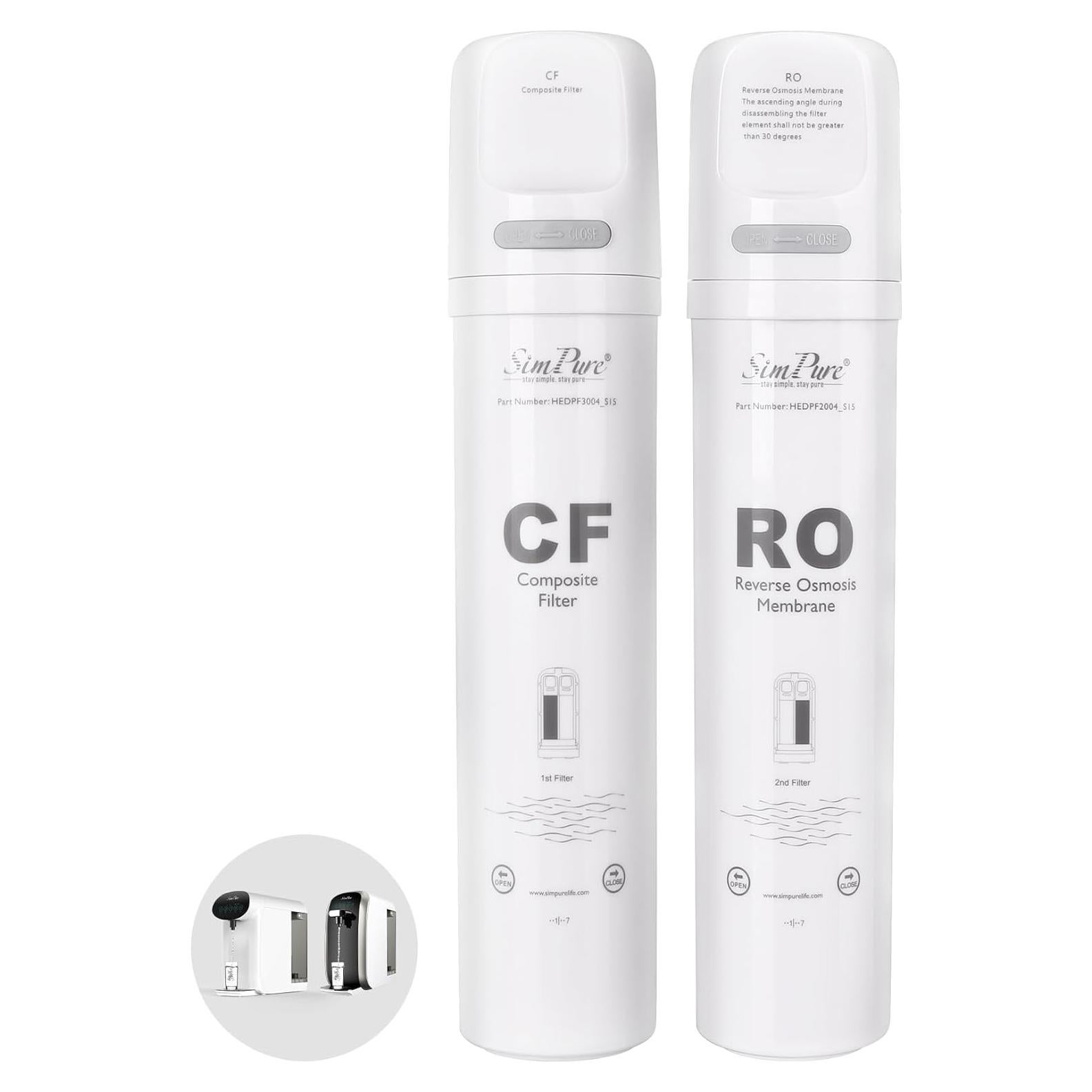 Filtros de Reemplazo SimPure Y7/Y7P - 6 Meses de Uso