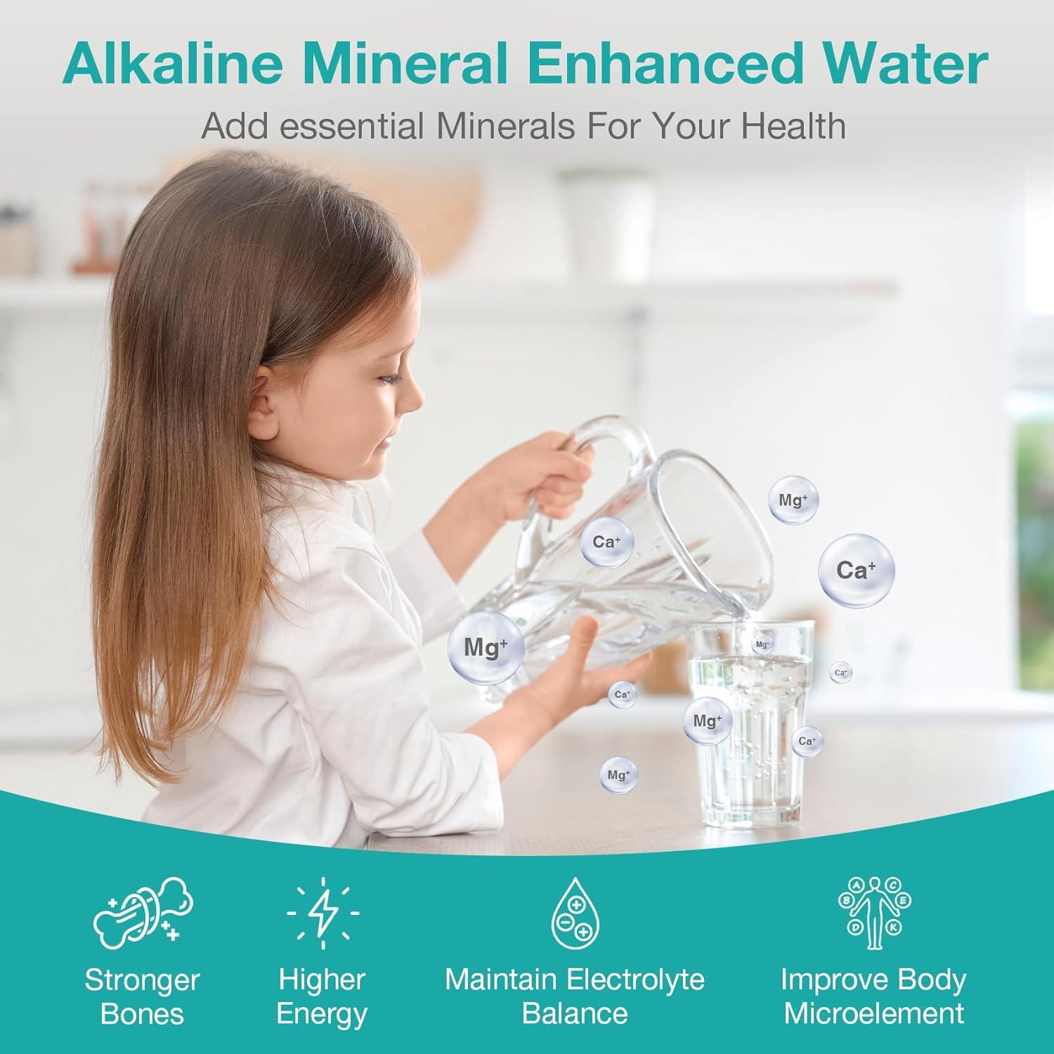 Filtro de Agua Alcalina SimPure T1-100ALK 8 Etapas 100 GPD