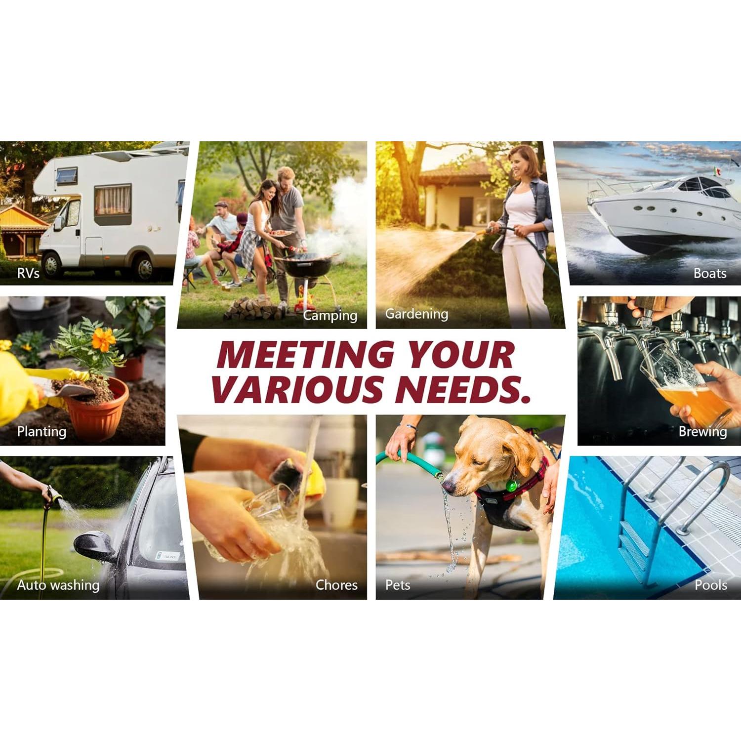 Kit de Filtro de Agua Livpow para RV 2 Piezas con Manguera