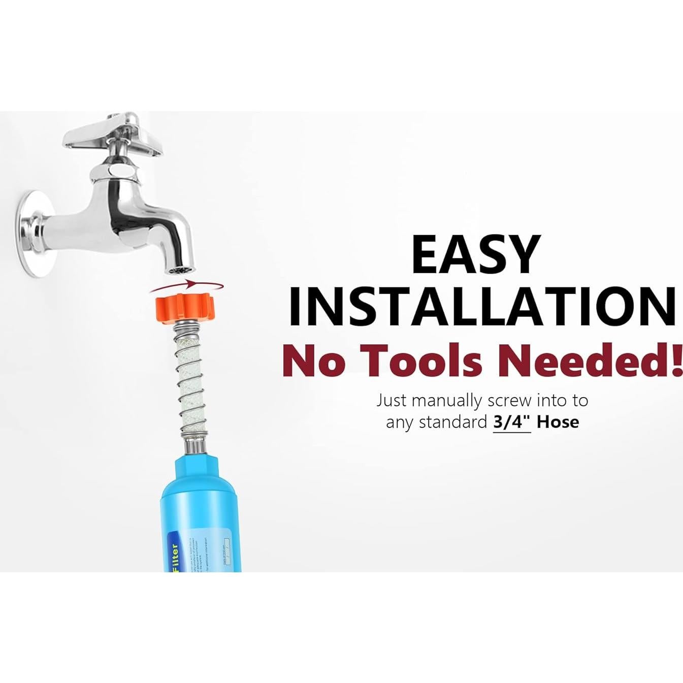 Kit de Filtro de Agua Livpow para RV 2 Piezas con Manguera