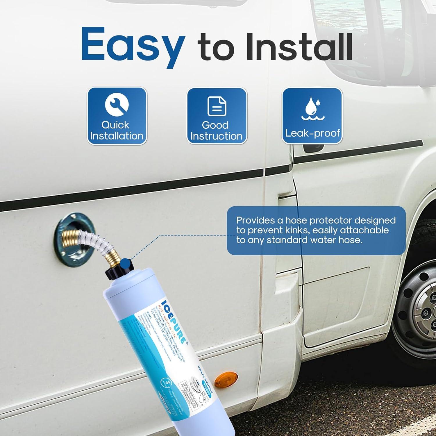 Filtro de Agua ICEPURE RV 2 Pack - Reduce Cloro y Olores