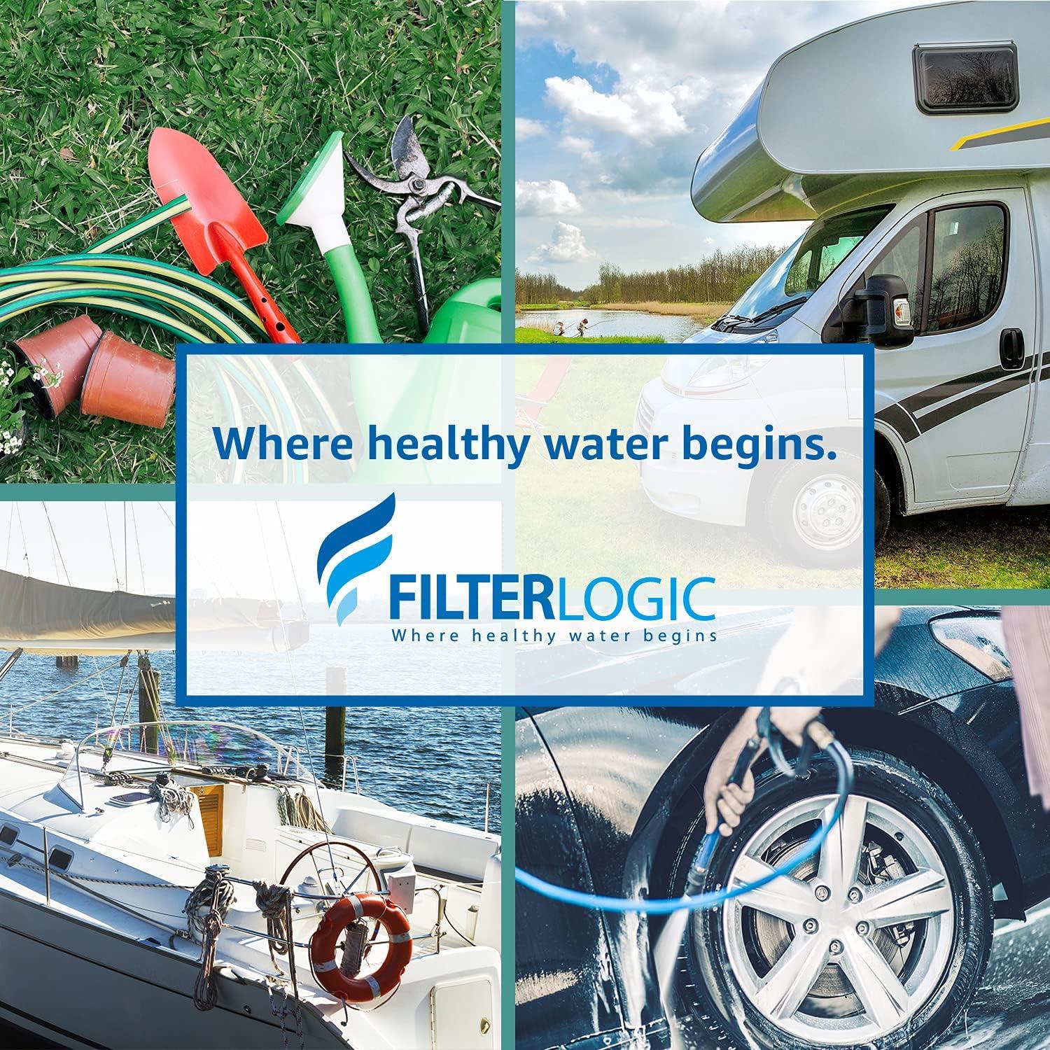 Filtro de agua en línea Filterlogic FL-RV2+S con protector