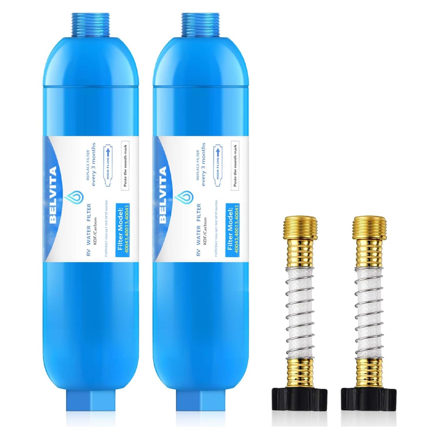 Filtro de Agua para RV BELVITA 2 Unidades - Reduce Plomo y Cloro