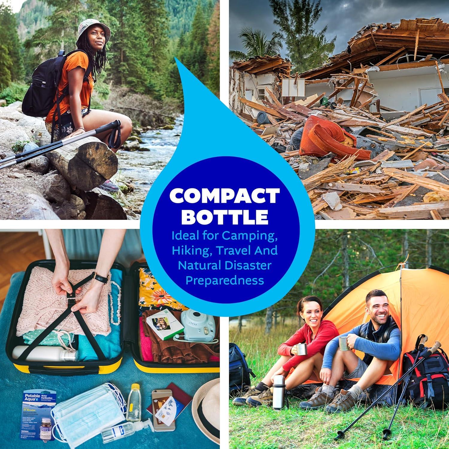 Tabletas de Purificación de Agua Potable Aqua - 100 Tabletass