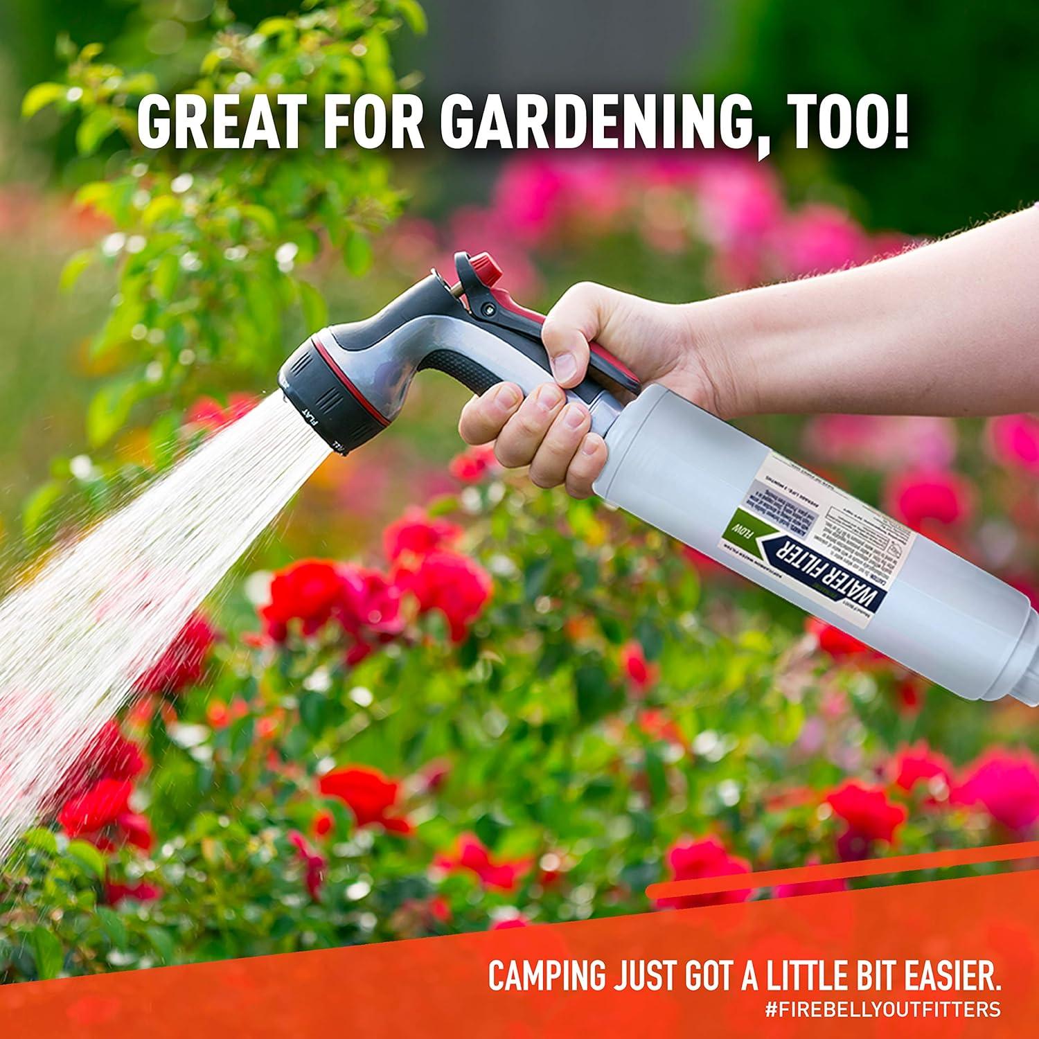 Kit de Filtro de Agua y Regulador Firebelly para RV - 1 Unidad