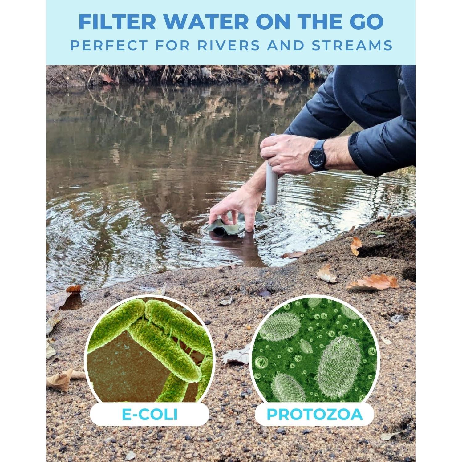 Botella Filtrante Tactiko 740ml - Filtro de Carbón Activado