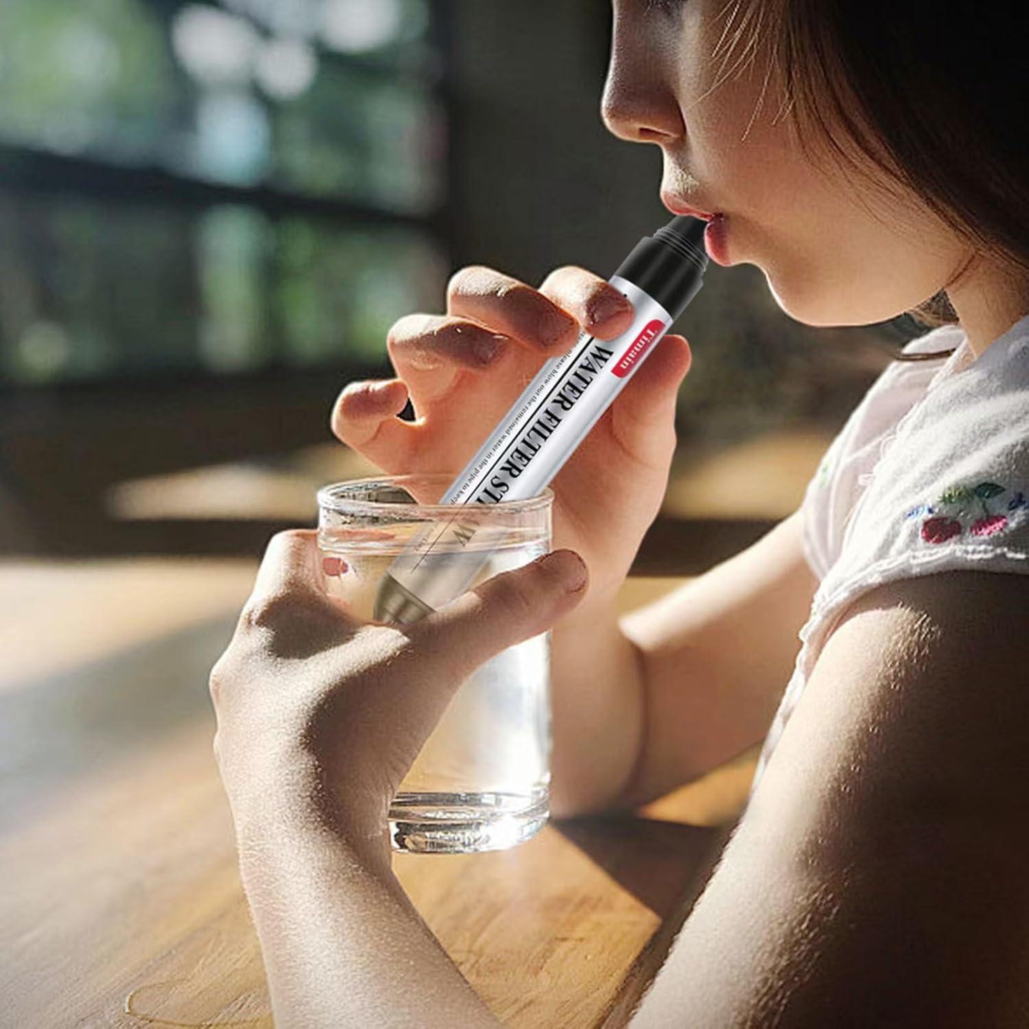 Paquete de 6 Pajillas de Filtro de Agua Timain - Purificador Portátil