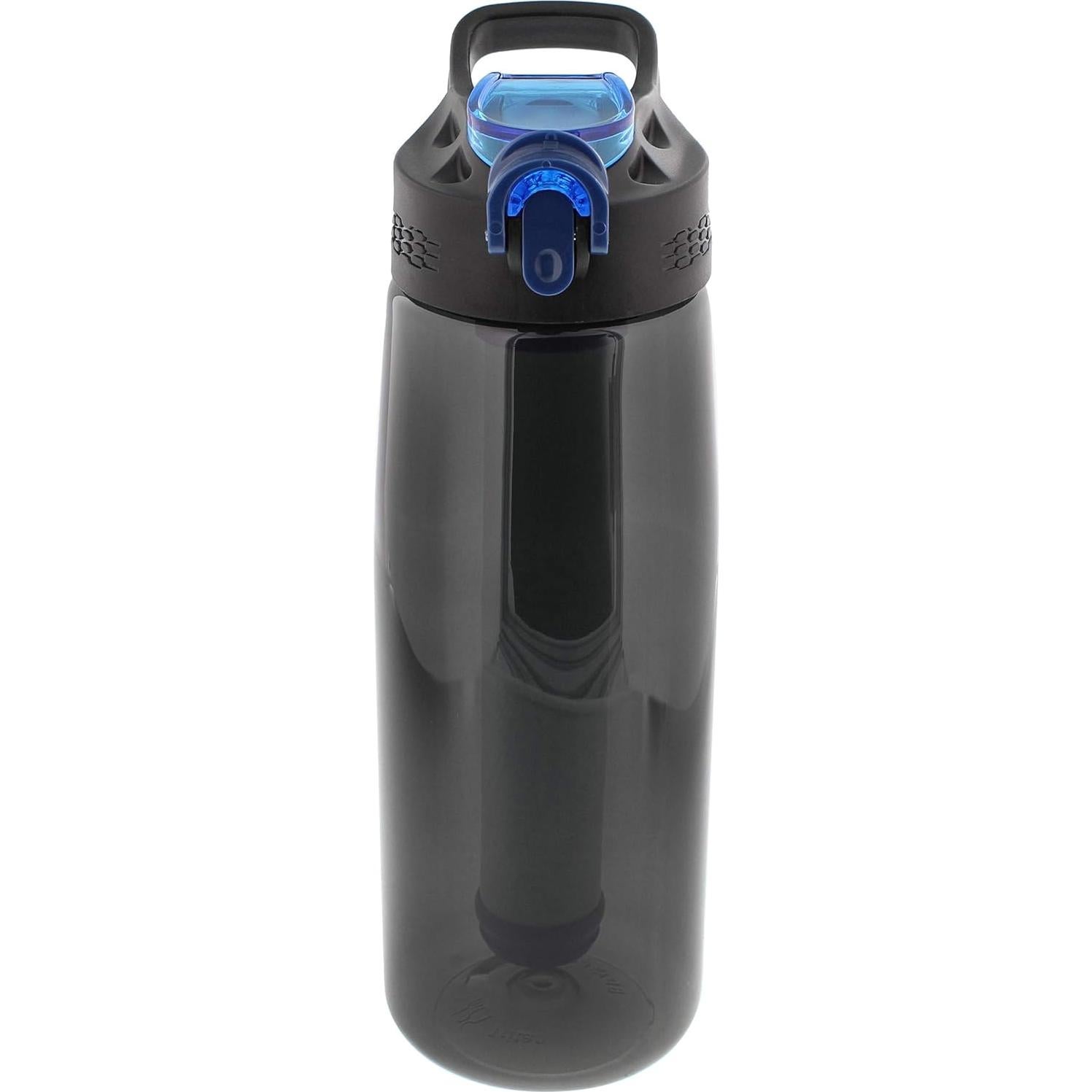 Botella de Filtro de Agua SDS 1500ml Negra para Camping